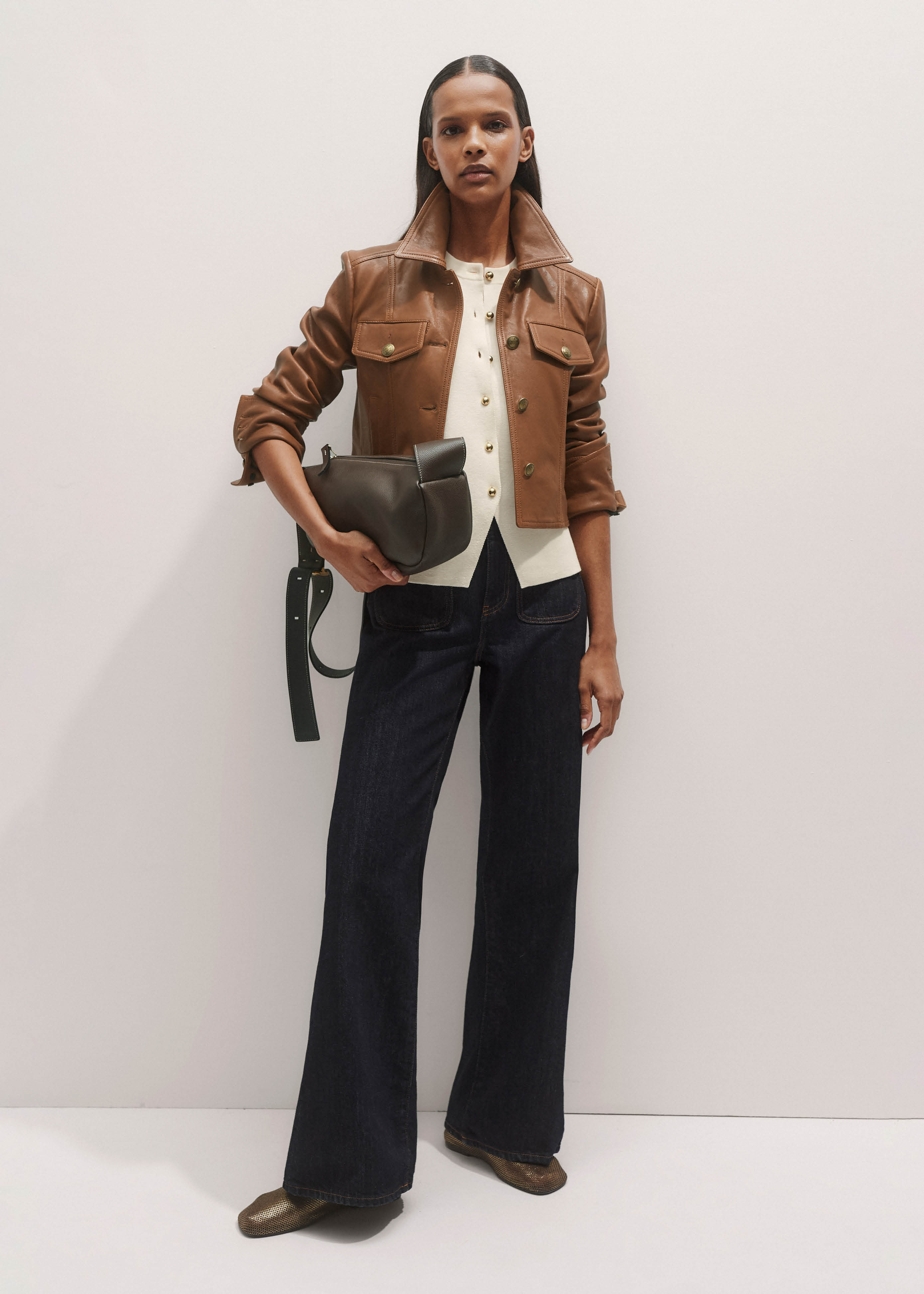 ジャケット・アウター meltthelady cropped leather like jacket LMSXCT Cropped Leather Jacket for Women Moto Biker Short
