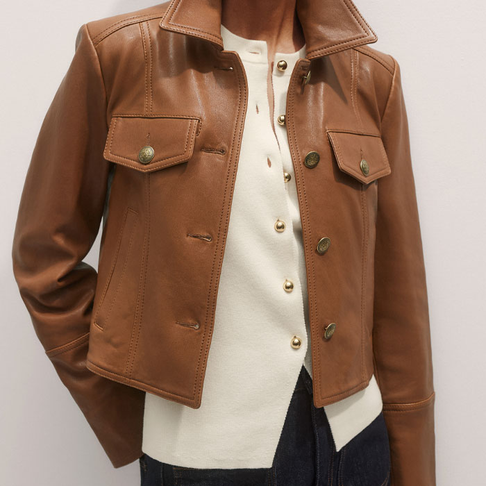 ジャケット・アウター meltthelady cropped leather like jacket LMSXCT Cropped Leather Jacket for Women Moto Biker Short