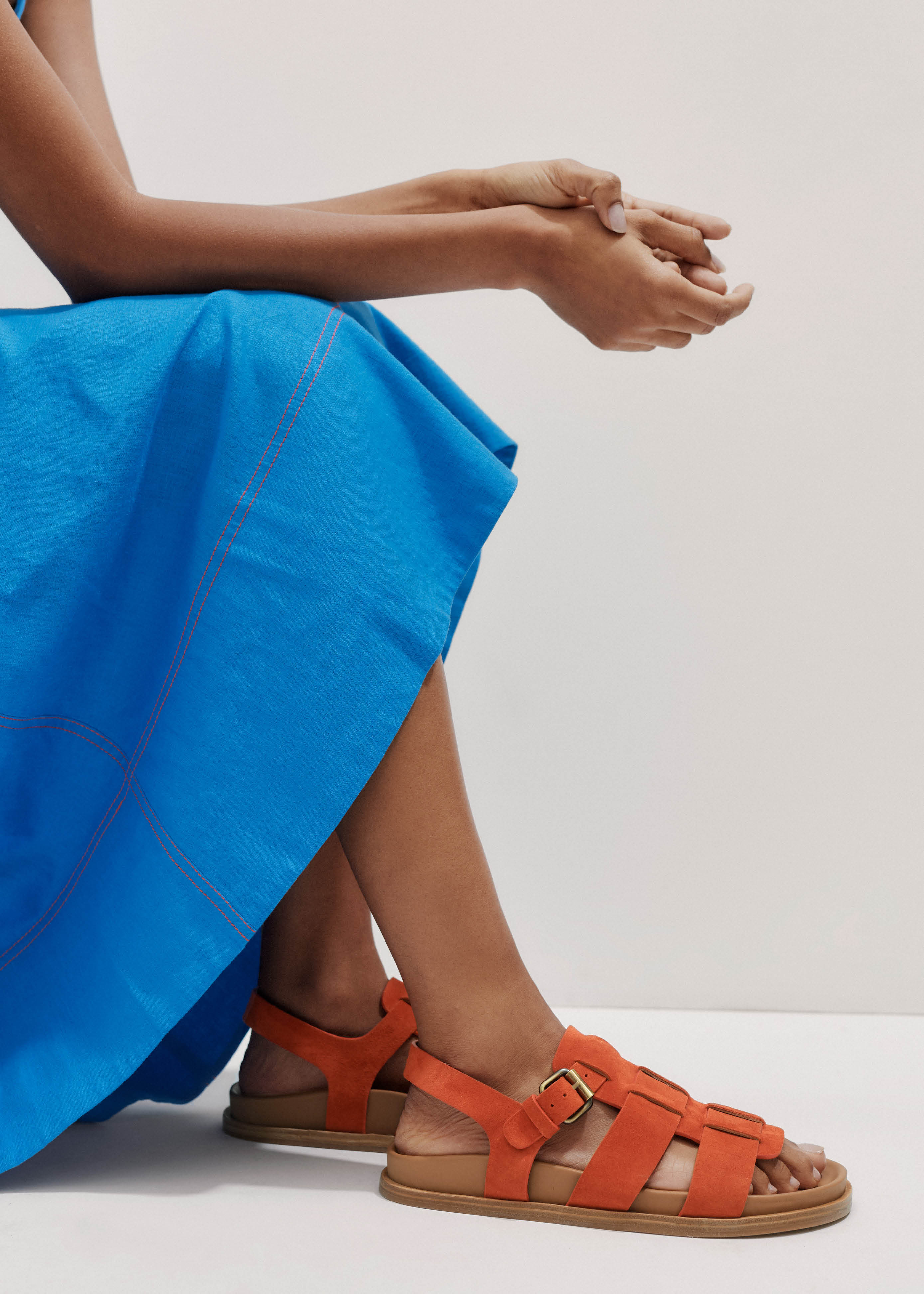 M&M エムアンドエム　SANDALS　ORANGE　サンダル M&M エムアンドエム SANDALS ORANGE サンダル