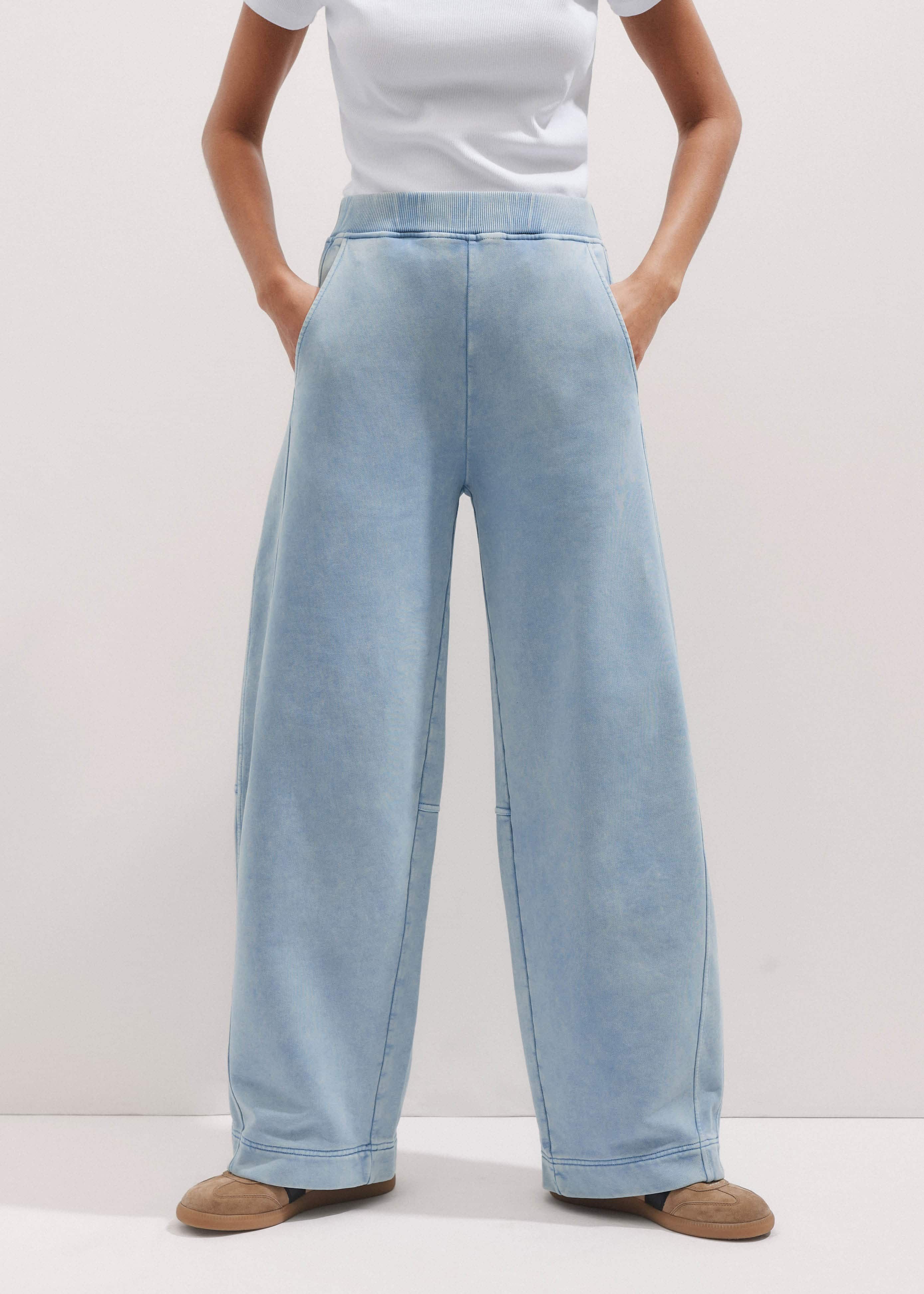 【INCHANT ME】Semi Wide Cotton Pants INCHANT ME】One-tuck cotton semi-wide pants (INCHANT ME