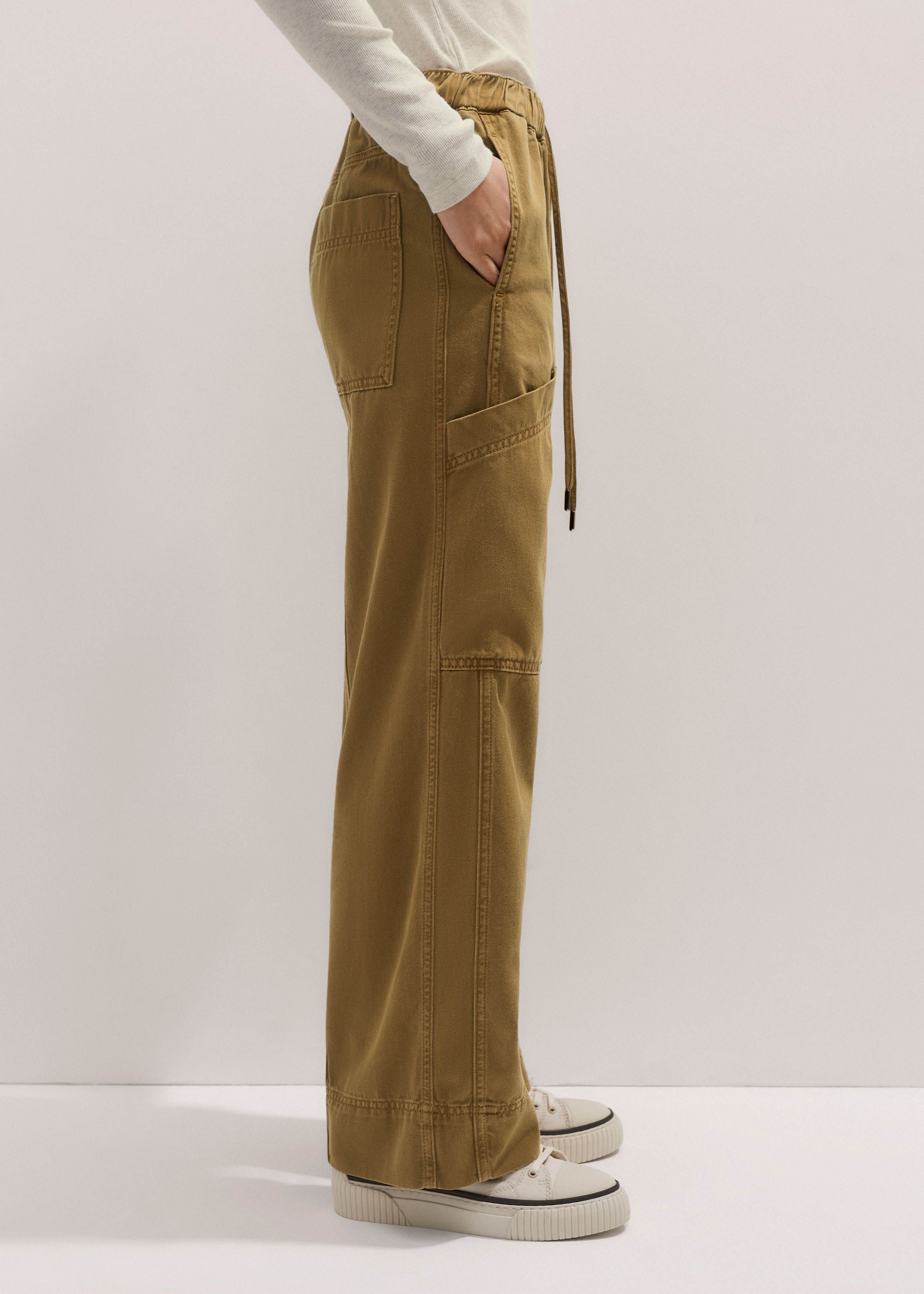 AGOLDE Becker pleated cotton-twill tapered pants | NET-A-PORTER