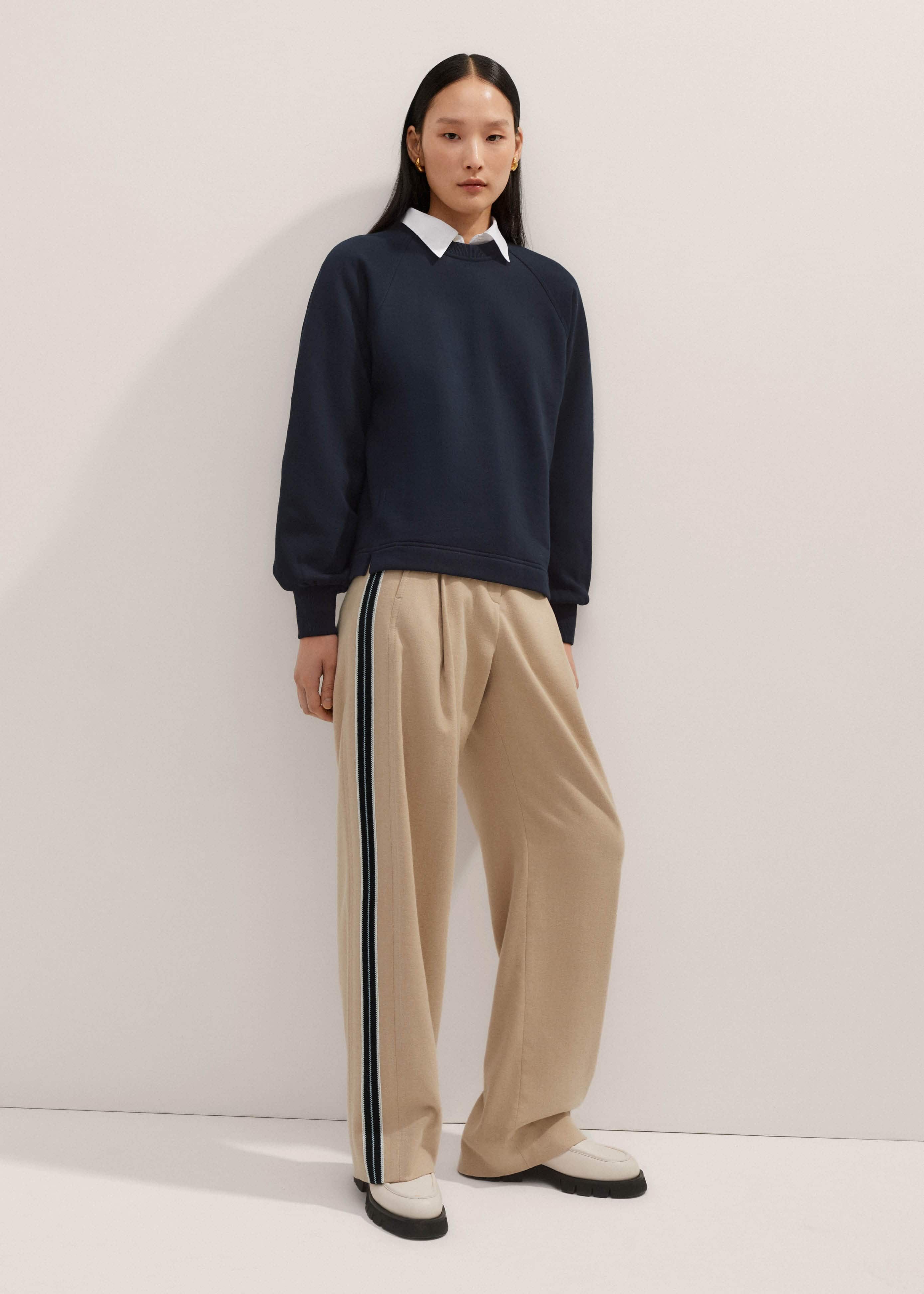 anytee] Officer Pants_Flannel Stripe M anytee classics] Officer