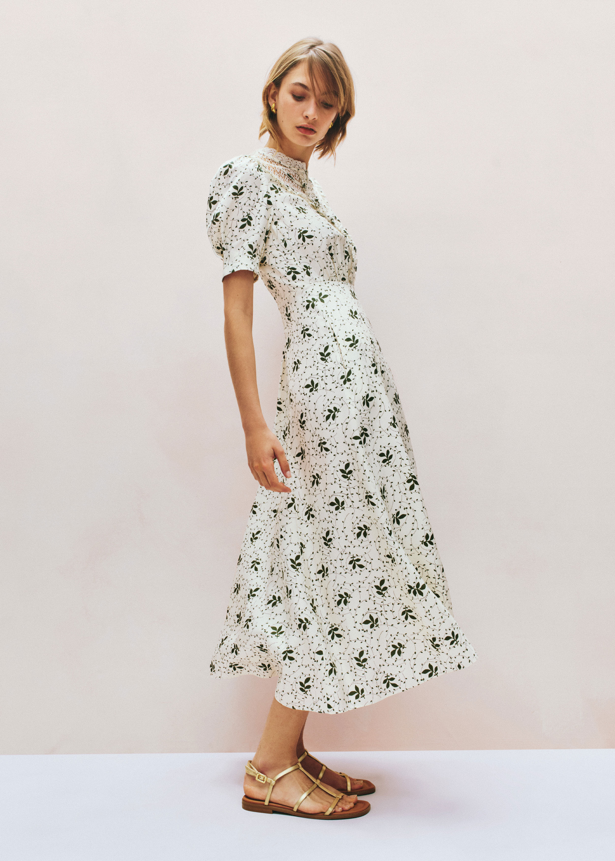 white christmas dresses Afternoon Tea Dress ~ Cottage Floral Pink – Show Me Your Mumu main image 1