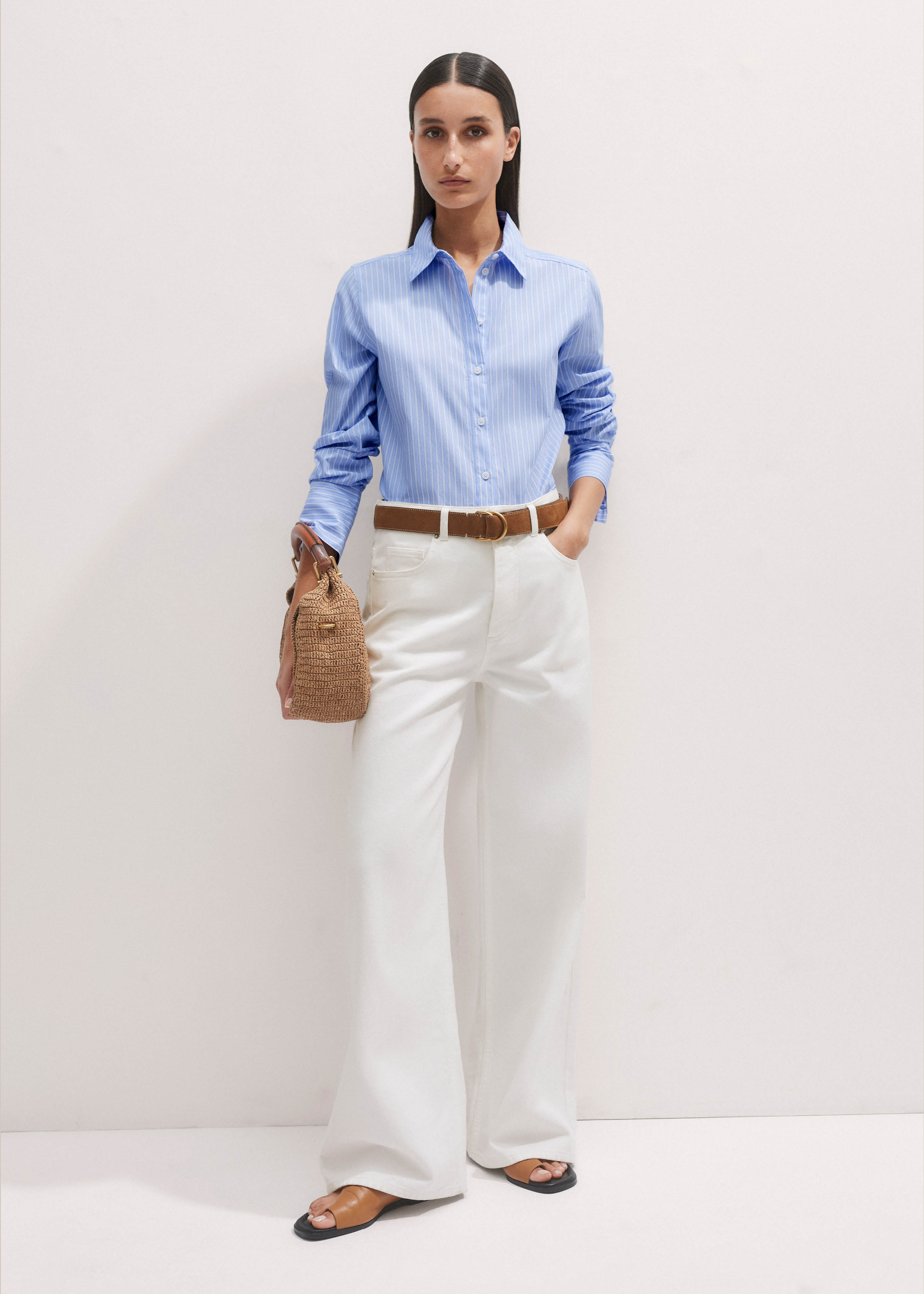 トップス <H>PLENTY BD SHIRT(STRIPE) Size:M 205881-su-1741859113.jpg