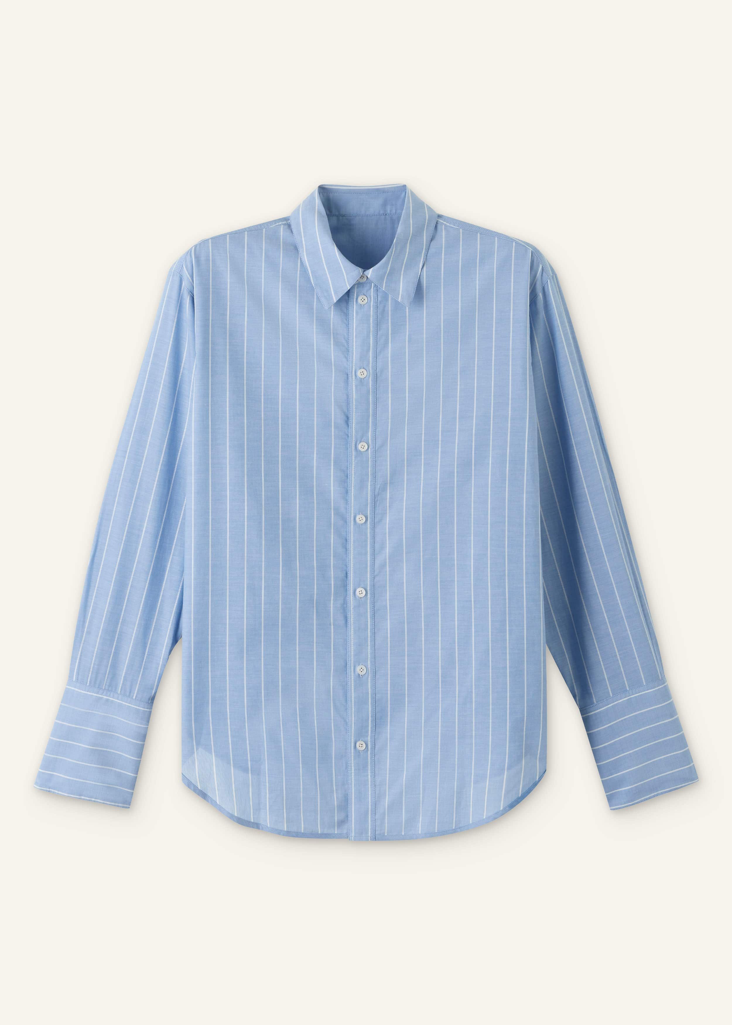 Reversible Voile Shirt/リバーシブルボイルシャツ【MAISON
