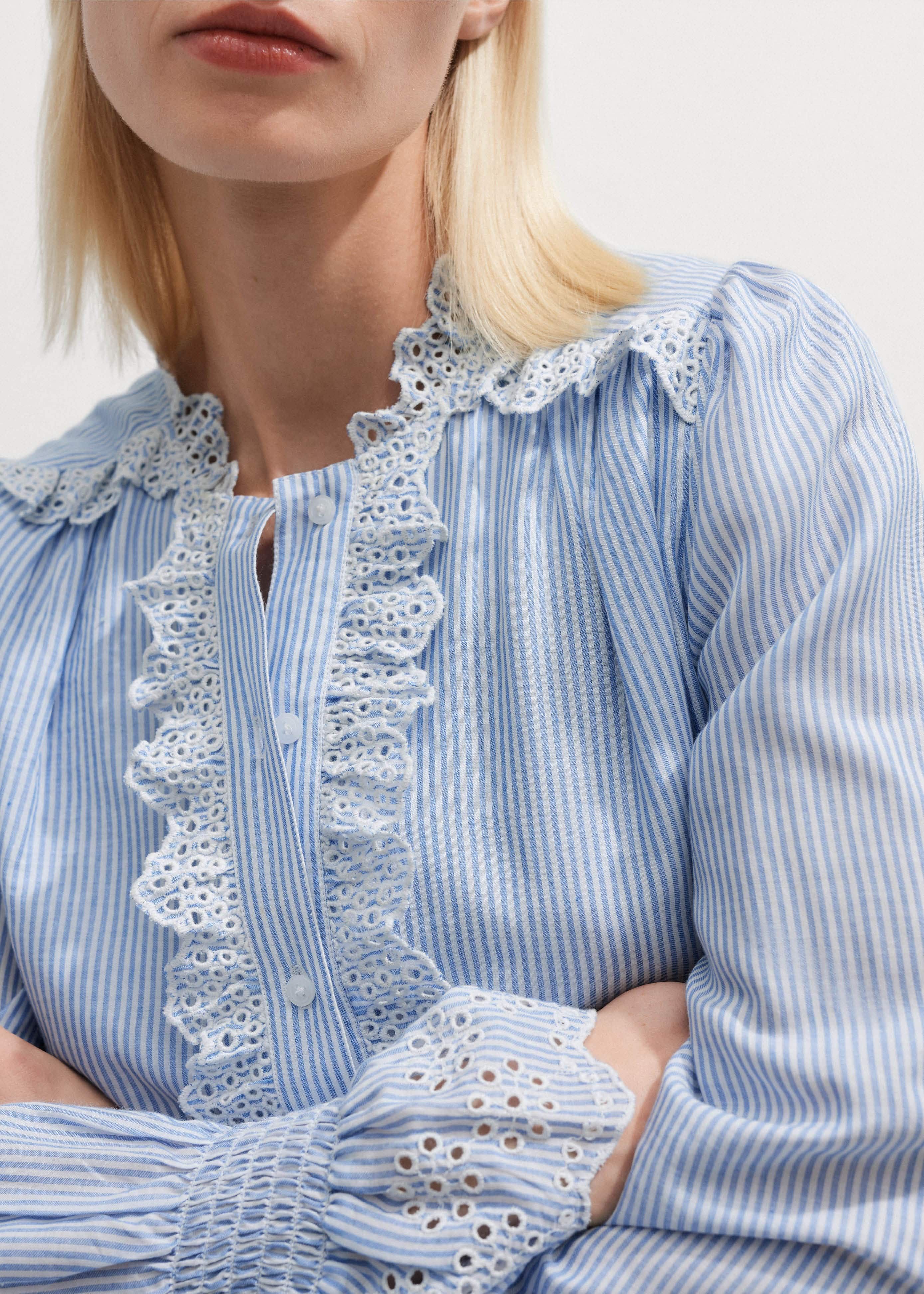 ホブズ HOBBS PAIGE BRODERIE TOP （ATLANTIC BLUE） Paige Cotton Broderie Top | Hobbs US |