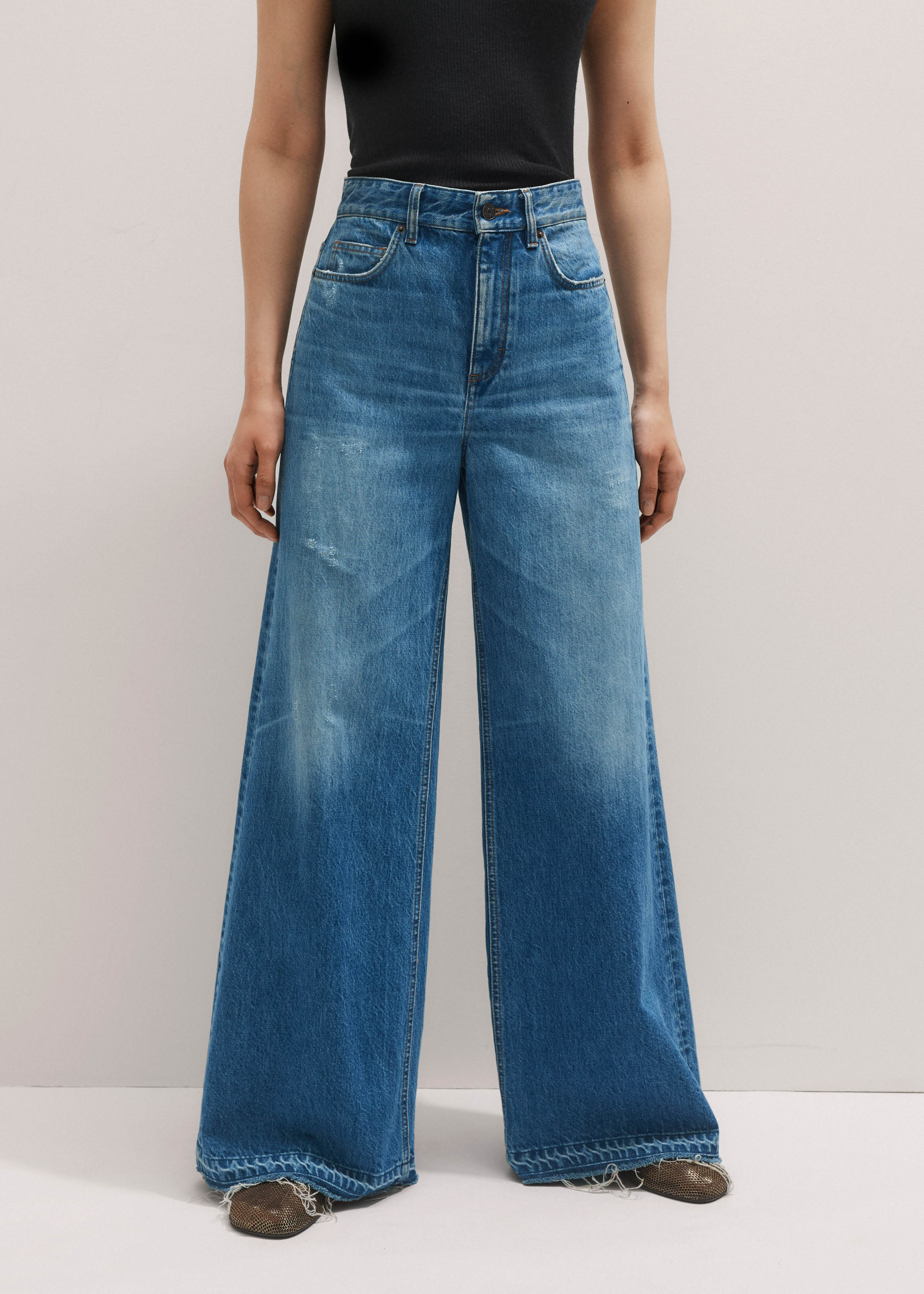 【INCHANT ME】930 Washing Semi-Wide Denim Women Deven 15 Years Firenze at AG Jeans Official Store