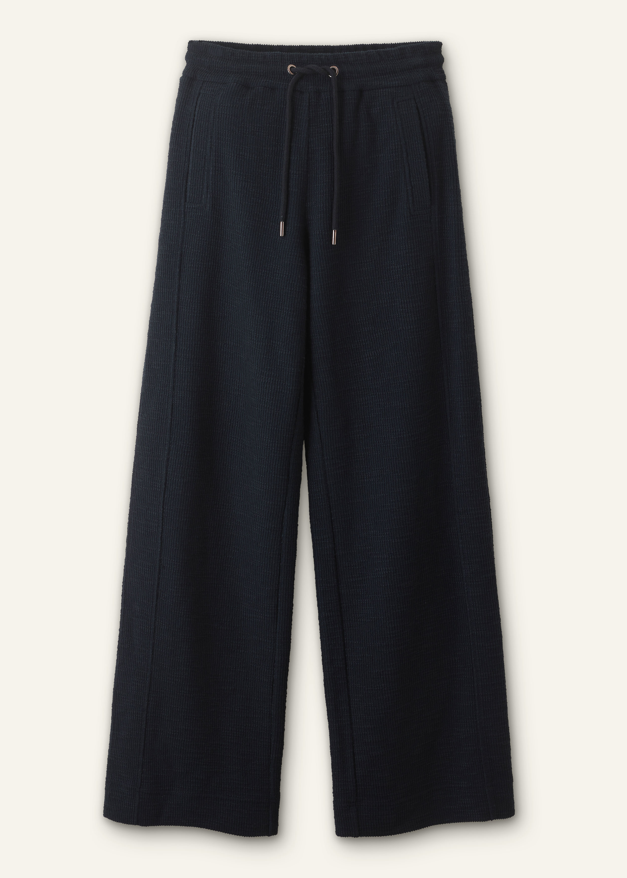 近年 美品 MARK&LONA Kane Twill-Jersey Pants Women's Navy Textured Jersey Track Pant | ME+EM