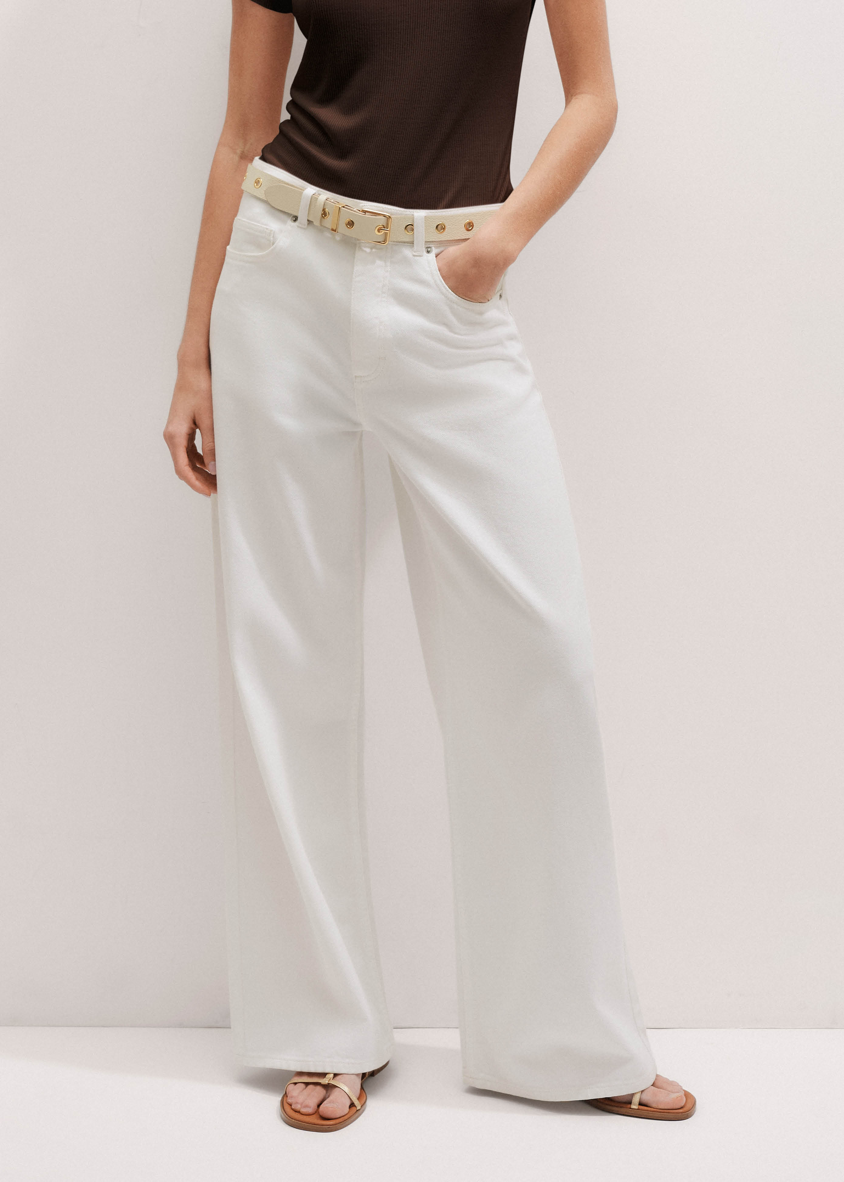 MOUSSY BEP OG ラインストーン 　WHITE Moussy Vintage Elmora Pinstriped Straight Jeans | Saks Fifth