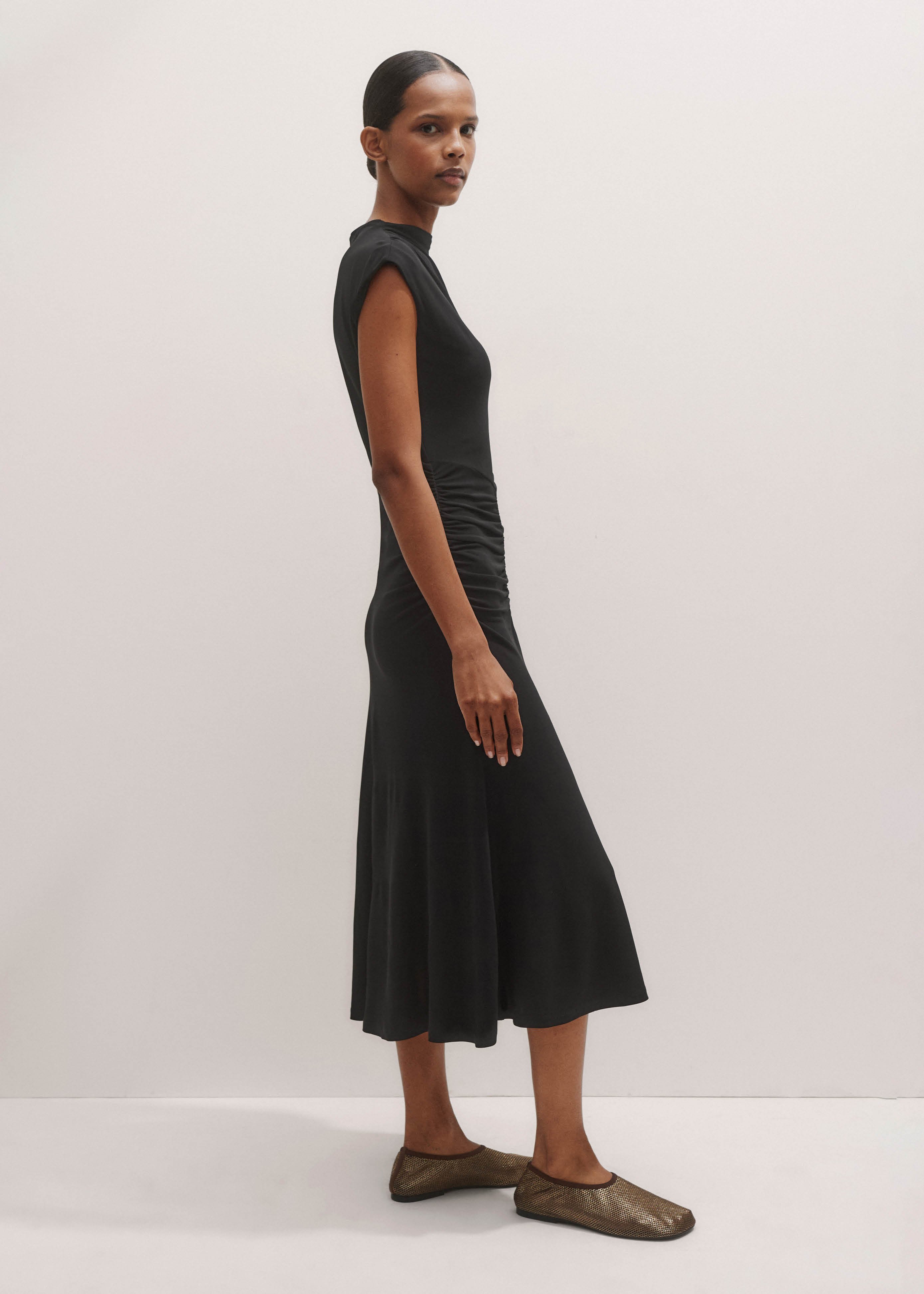 knee length dresses for ladies SPANXsmooth™ Jersey Scoop Neck Tank Midi Dress