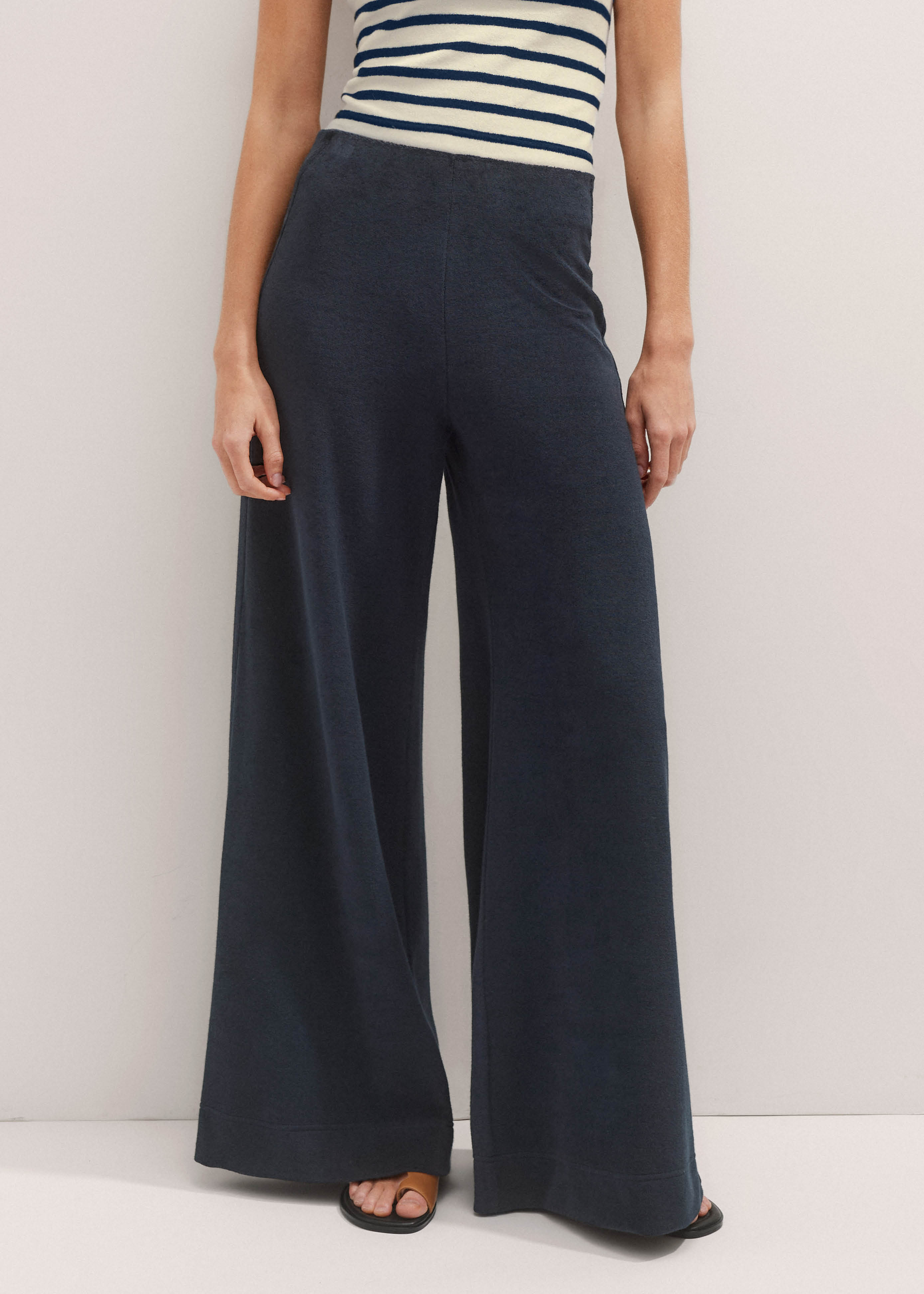 Towelling Extreme Palazzo Pant