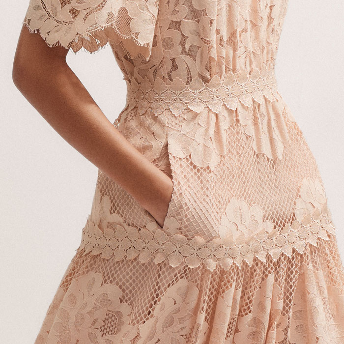 lace dress extenders Tiered Lace Slip Extender- Tall – Dress Like An Angel main image 1