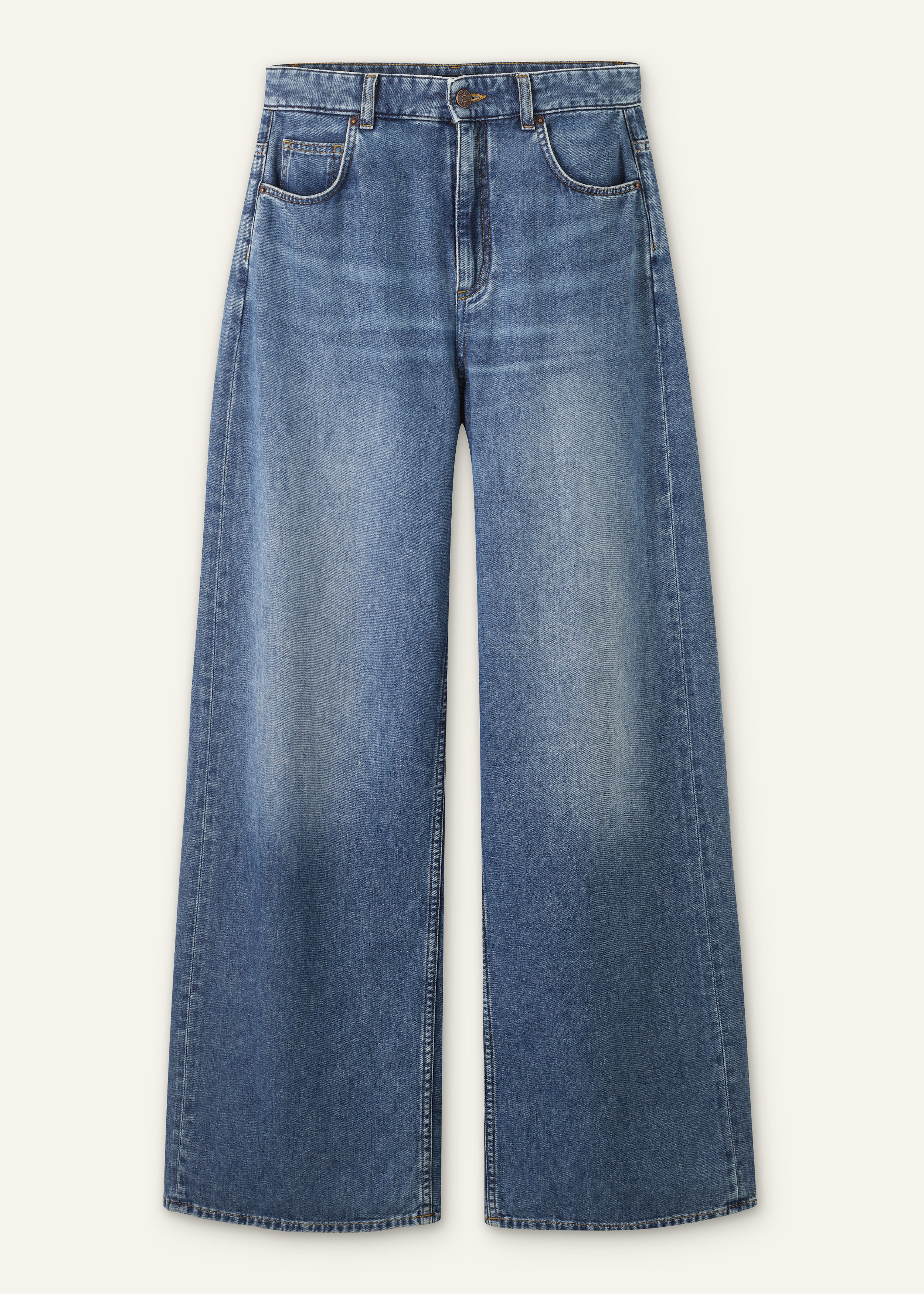 na.eデニムWide Loose Jeans _Deep Blue Na.e Wide Loose Jeans_Deep Blue M通常丈 nae 】Wide Loose Jeans