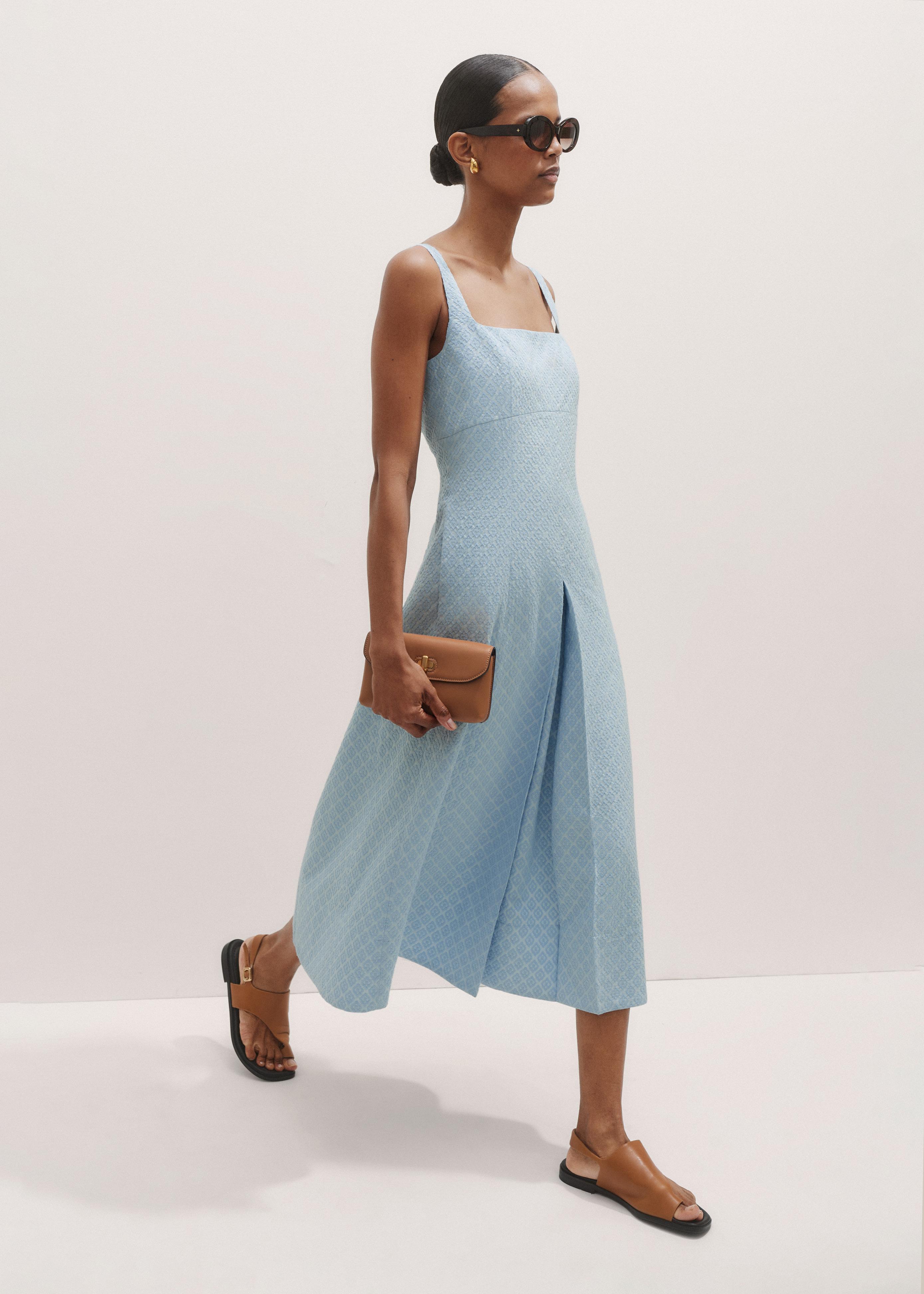 ワンピース Ameri IMANE JACQUARD KNIT DRESS M IMANE JACQUARD KNIT DRESS AMERI vintage IMANE JACQUARD KNIT DRESS