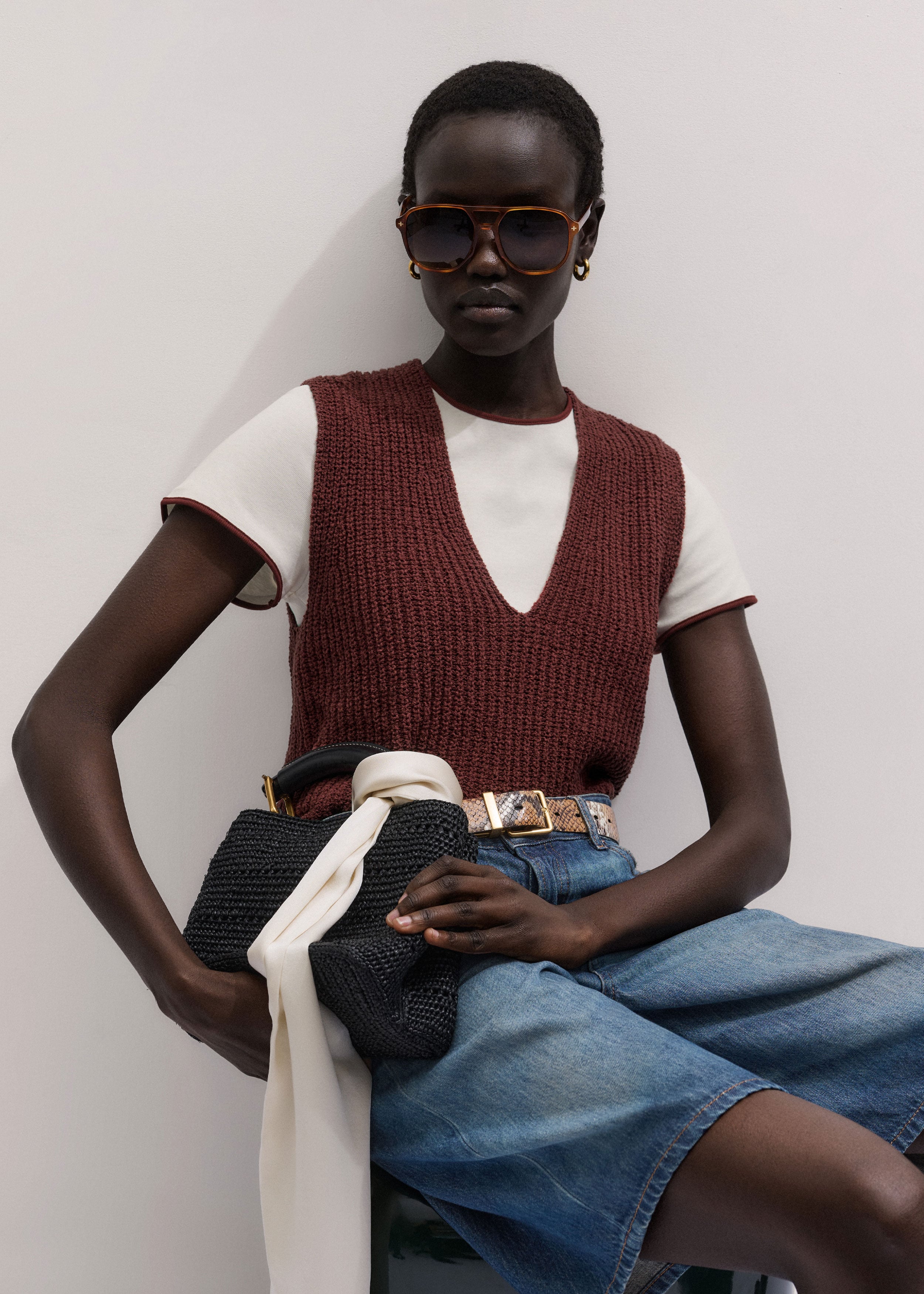 Relaxed Knit Vest