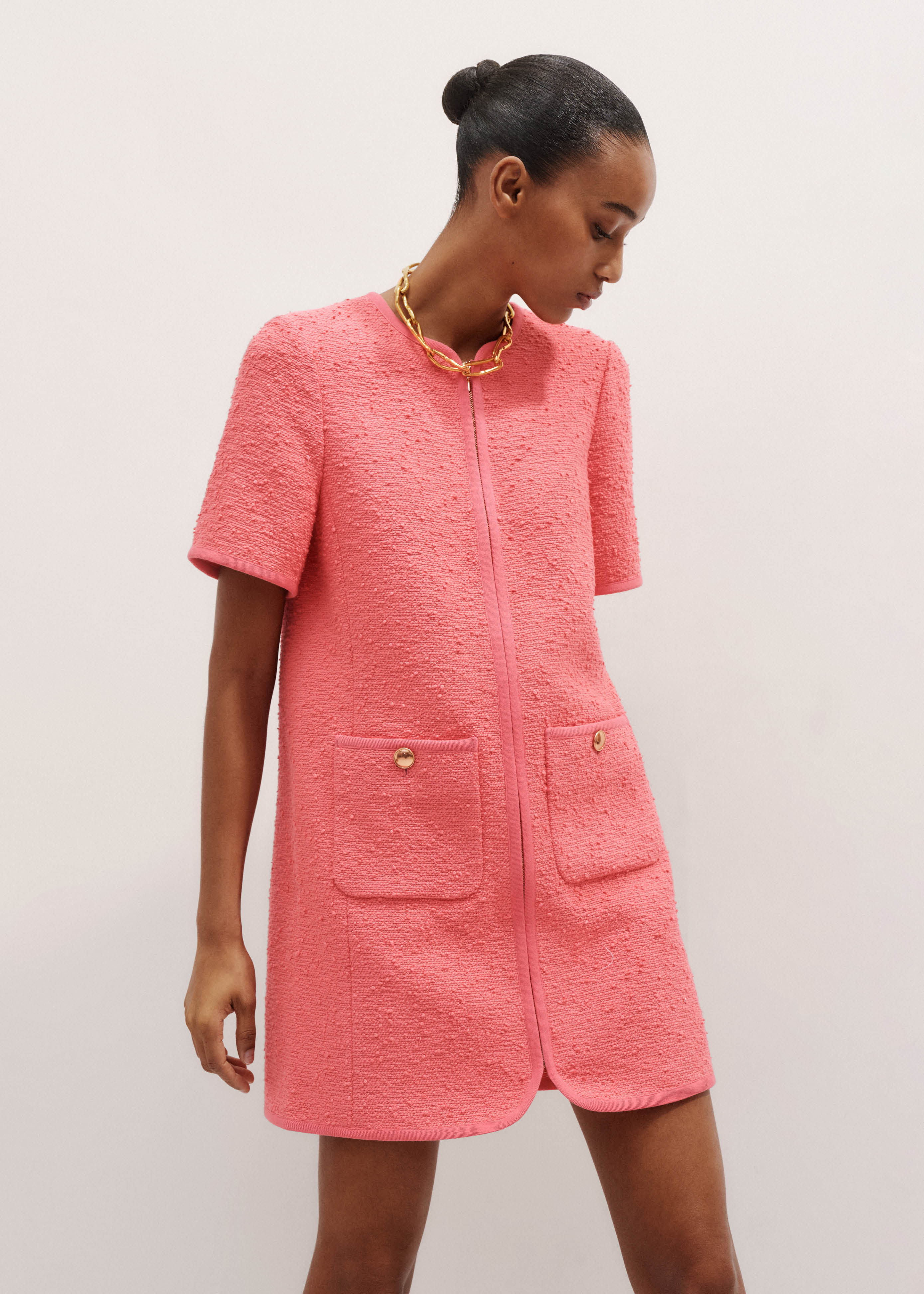 ワンピース soorploom Shift Dress 8y Pink Palms Shift Dress – TukTuk Designs