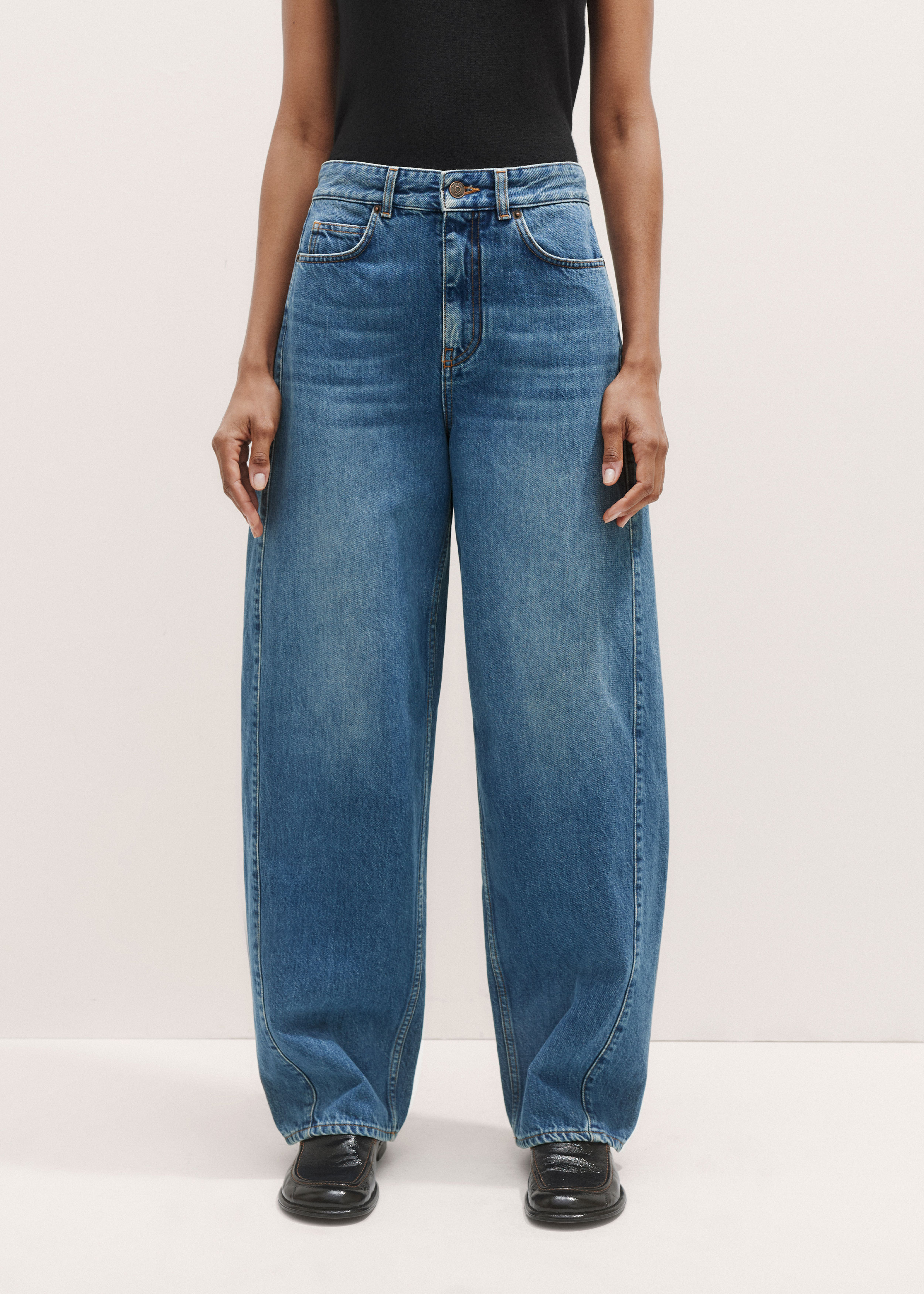 ★E.B.M★ Semi wide denim pants EMP3DPT030 26657_e9eb88947f-
