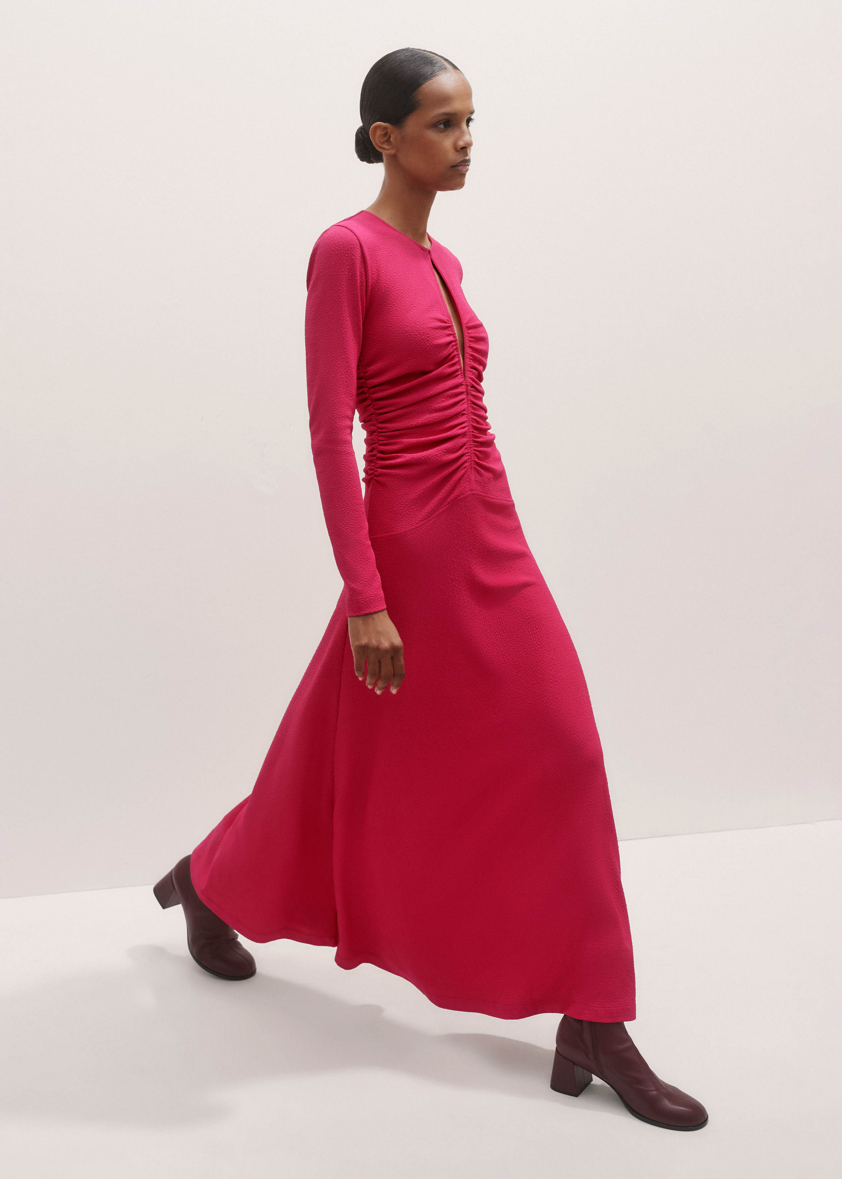 新品未使用　FOXEY Adeam/RuchedDress/S ピンク XS 新品未使用 FOXEY Adeam/RuchedDress/S ピンク XS FOXEY ADEAM HOLIDAY