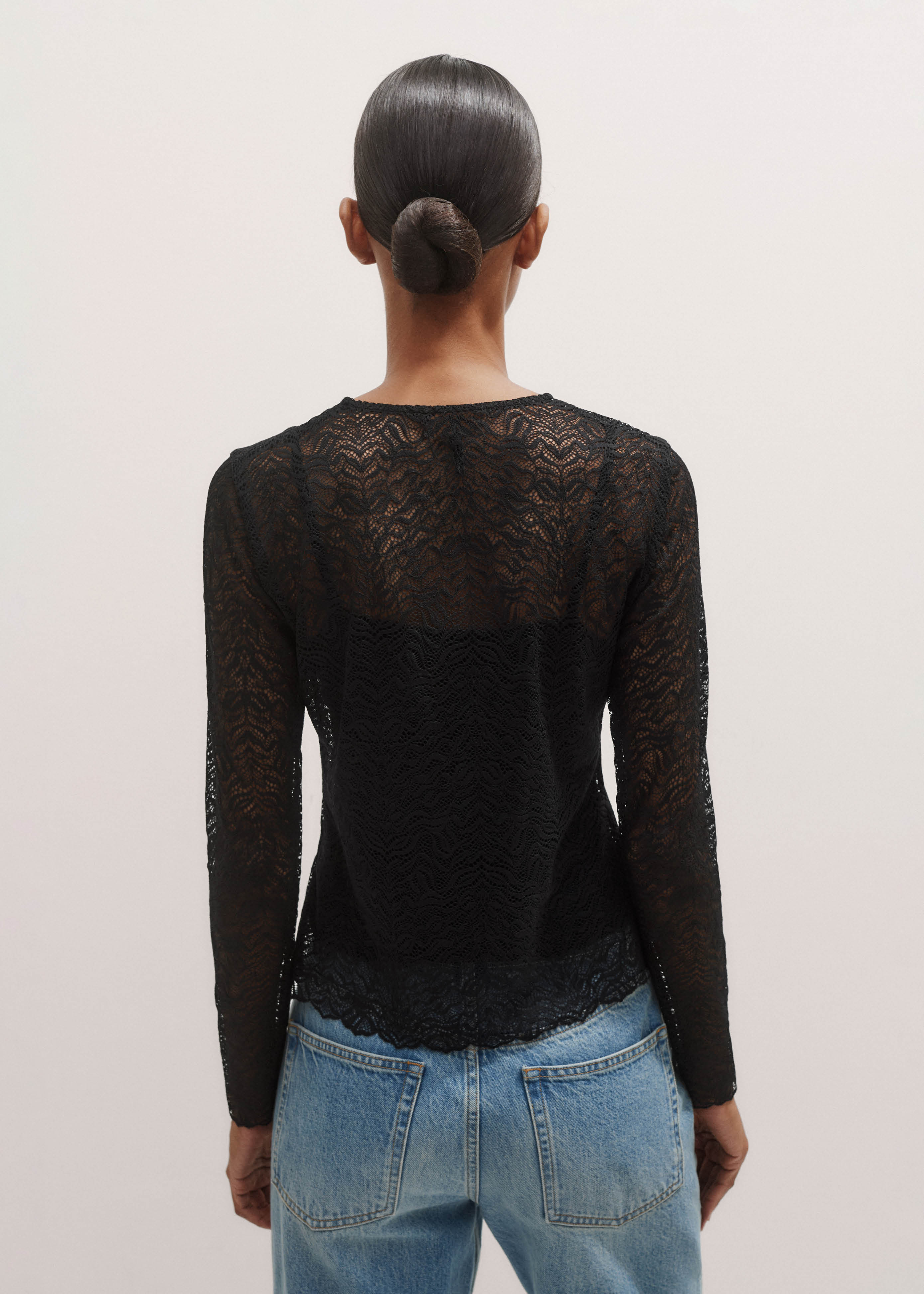 And Mary Emma lace tops Black