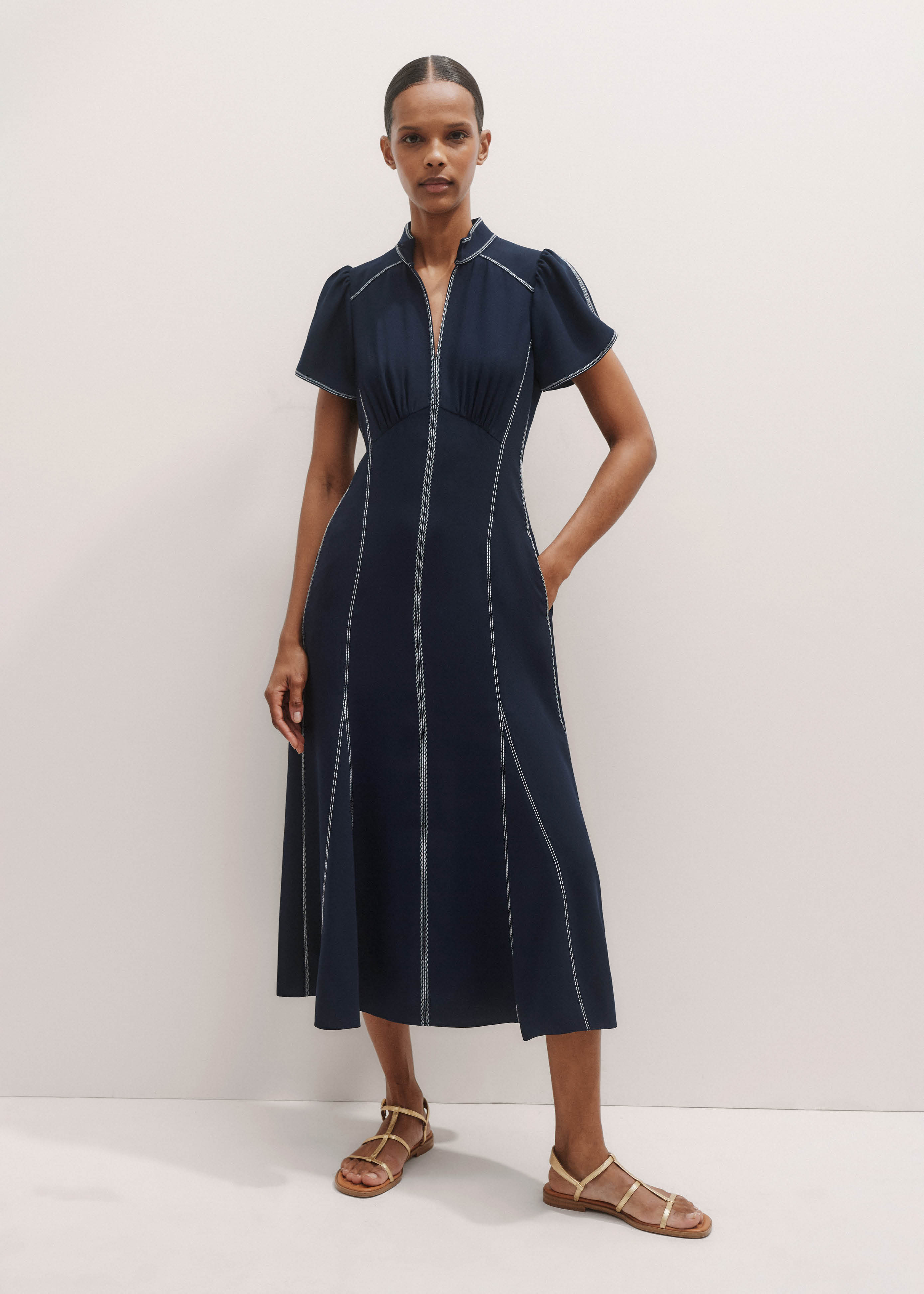 slim fit dress slacks Black Halo main image 0