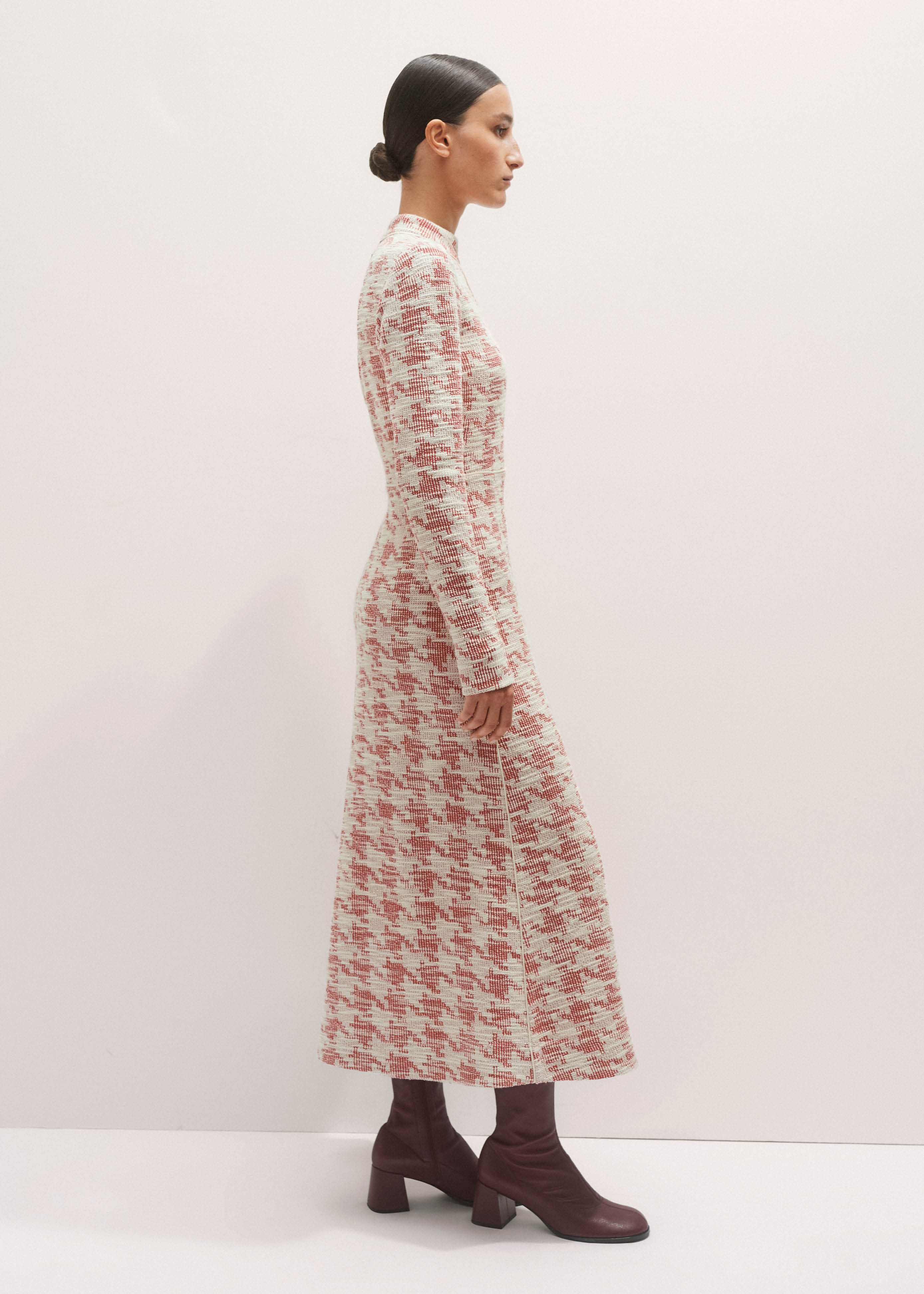 linen black midi dress RIXO Clarice Linen Midi Black