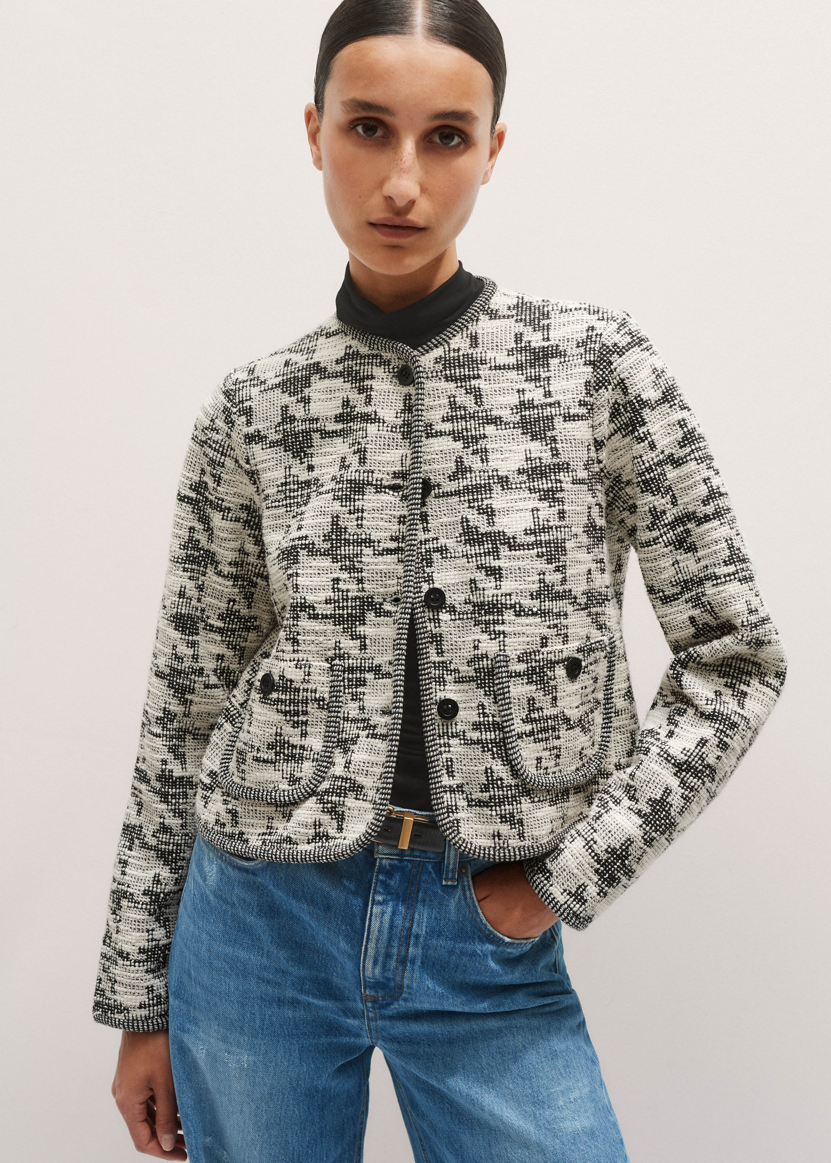 mideal spring tweed over jacket♡ mideal spring tweed over jacket（mideal spring tweed over