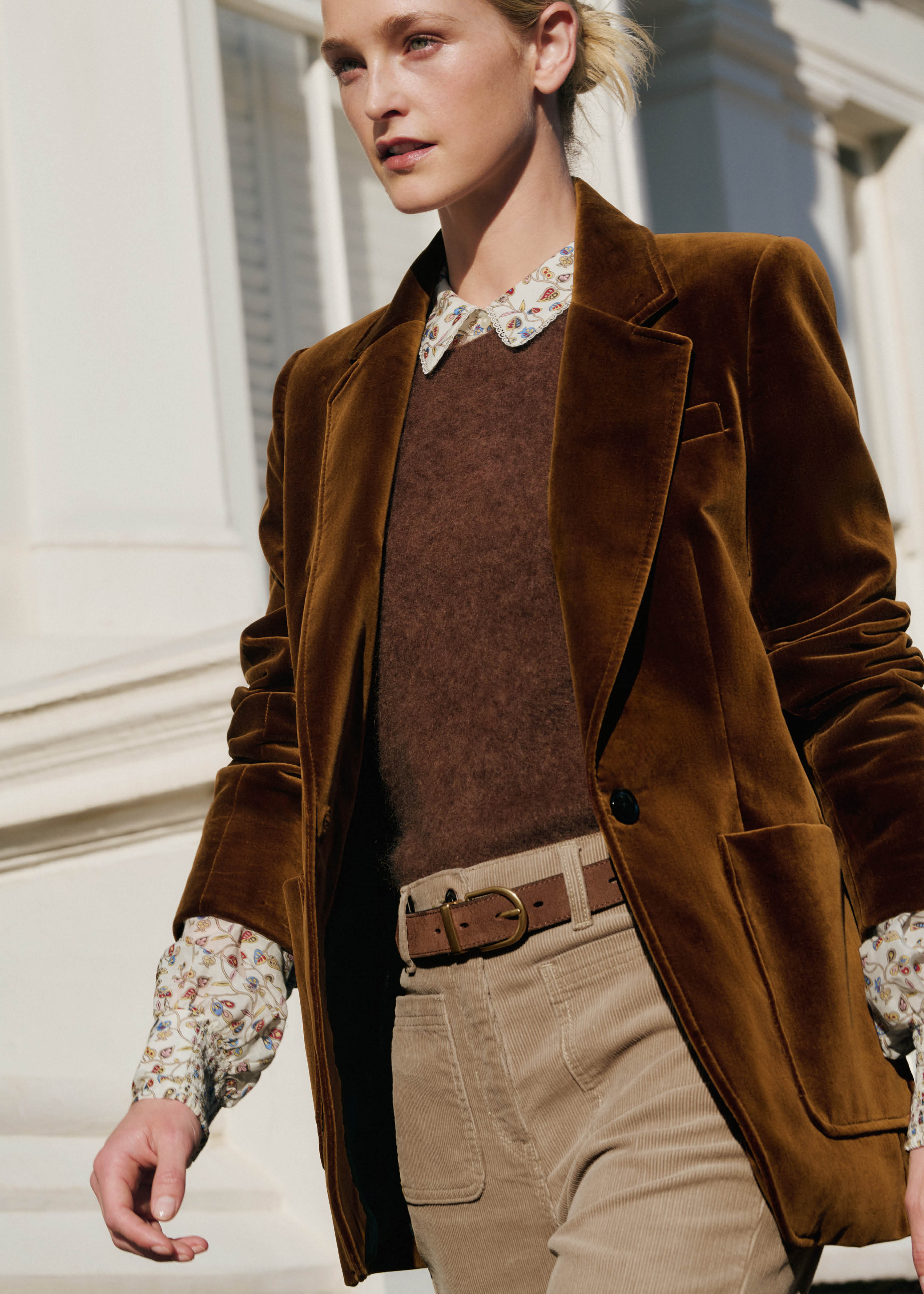 Sharp Shoulder Blazer
