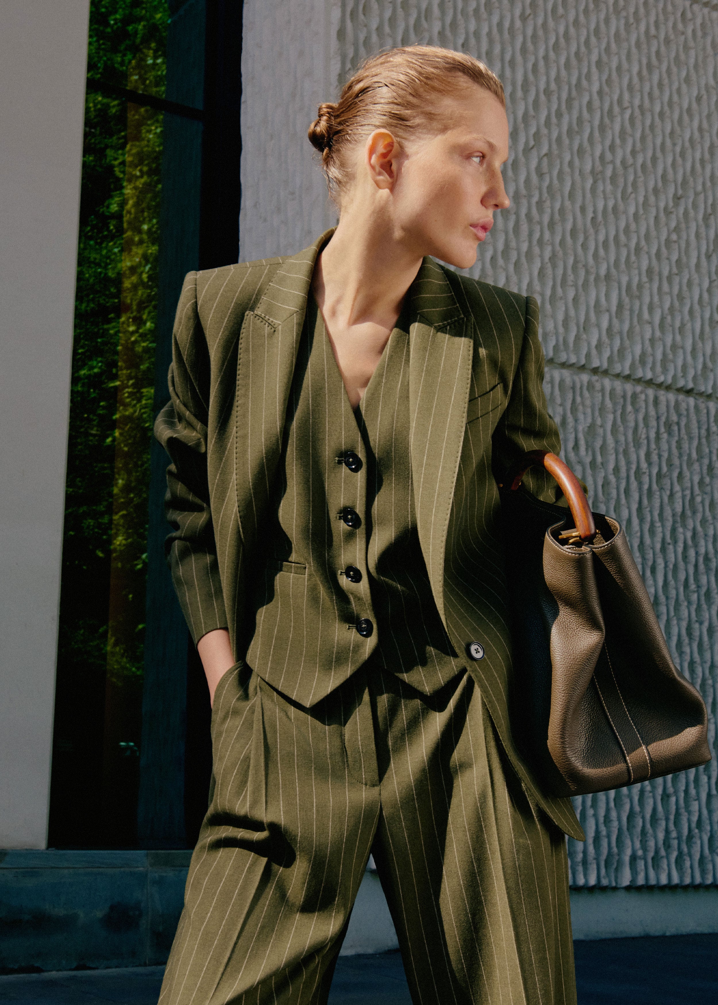 Sharp Shoulder Blazer