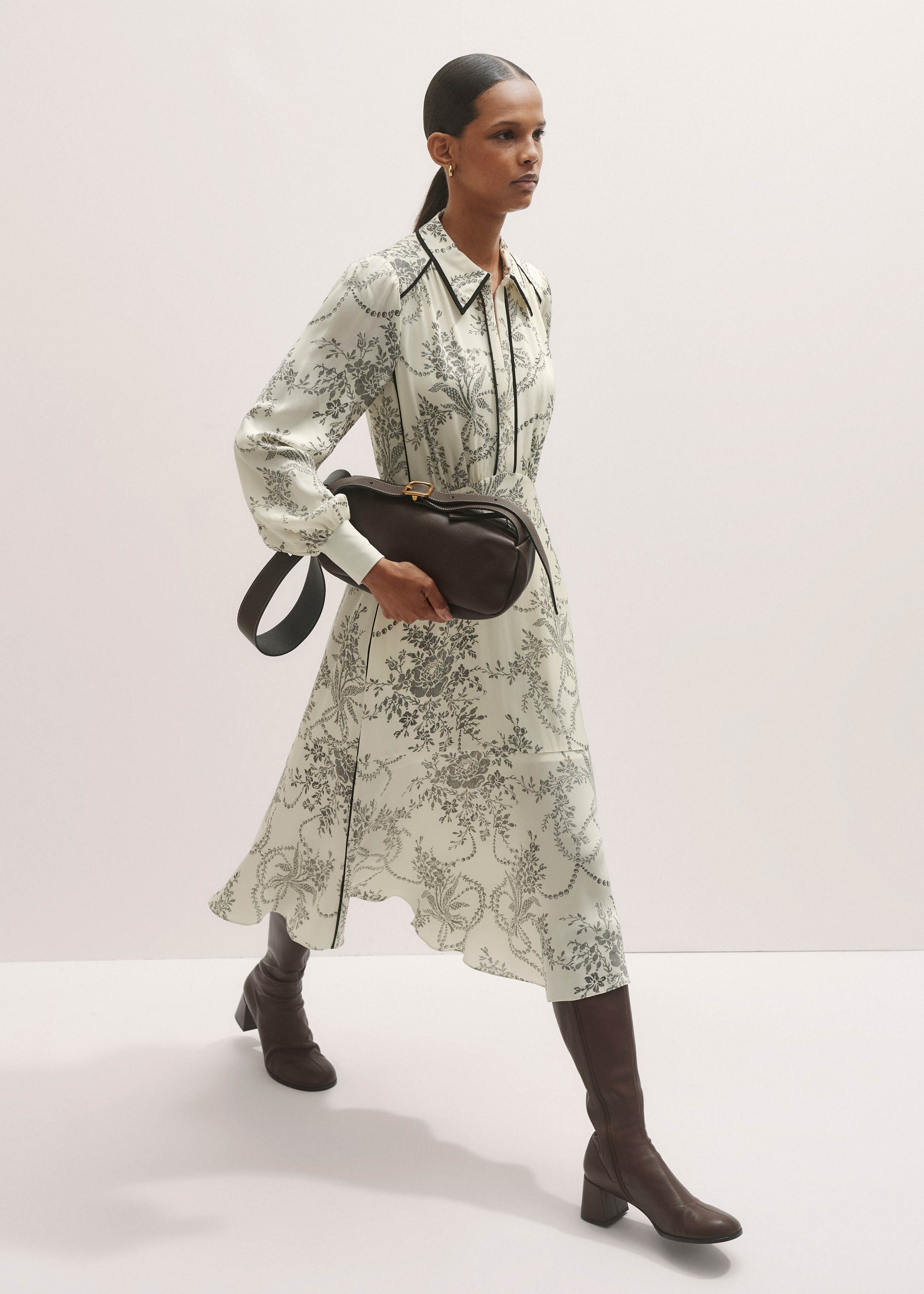 Fit + Flare Midi Dress