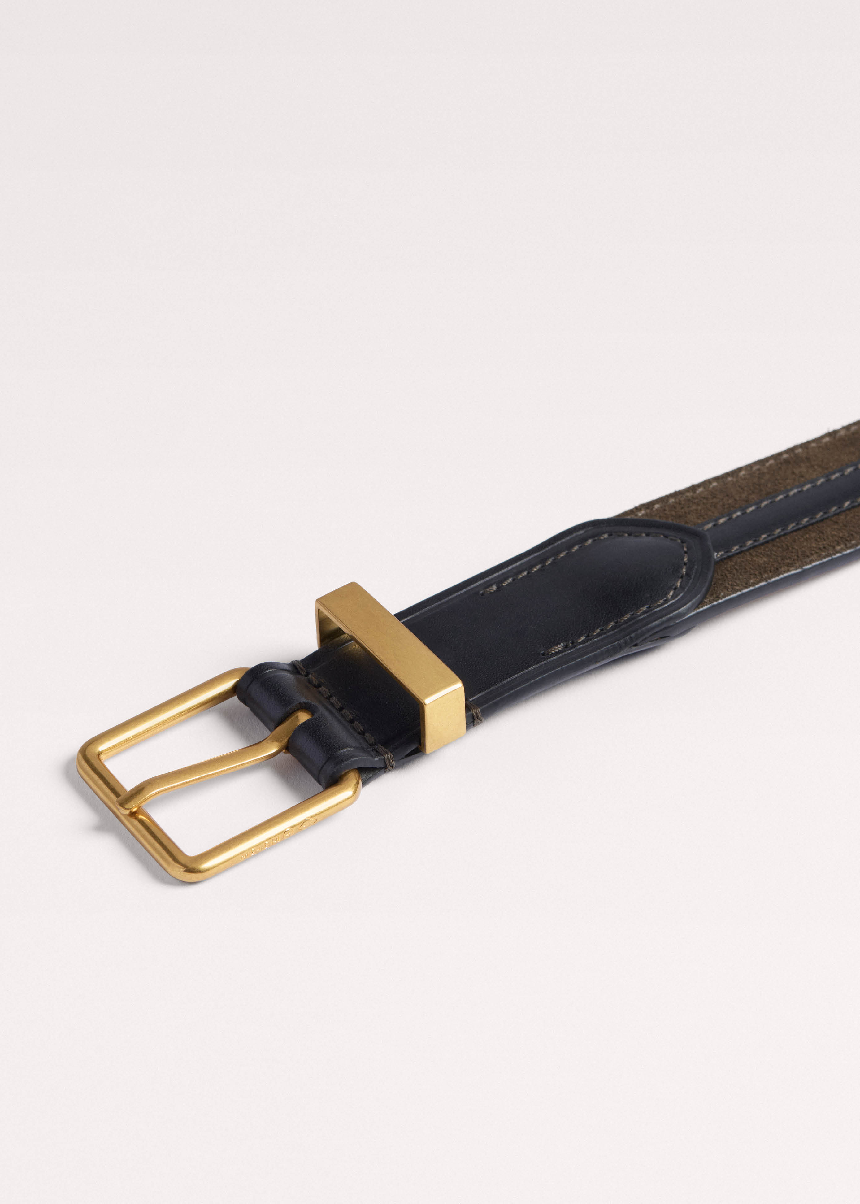 【超短期間出品】美品】BUTCHER WEB BELT BLACK-GOLD Golden Goose Leather Studded Belt | Black | FARFETCH