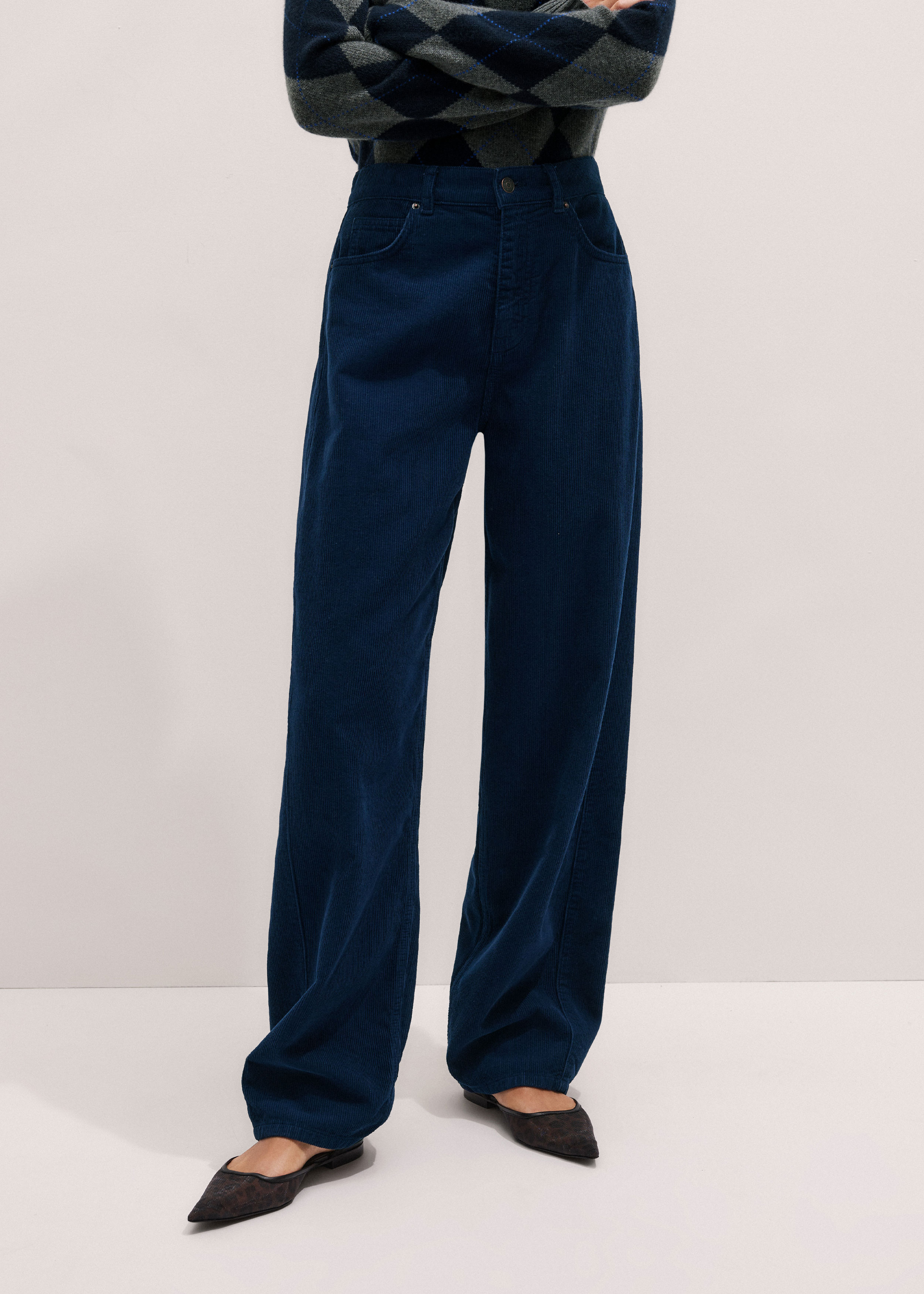 Tapered Puddle Trouser