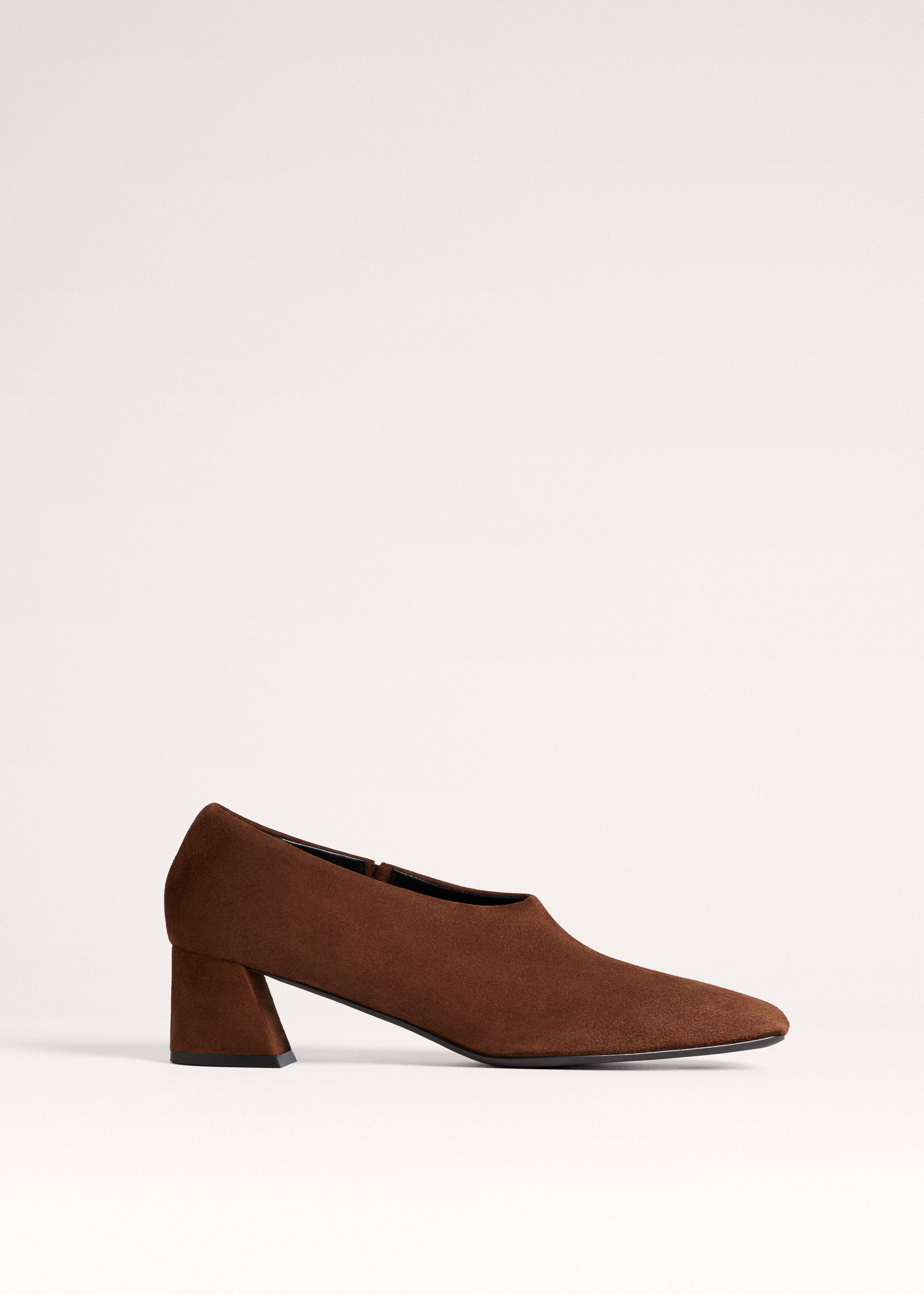 High Front Block Heel