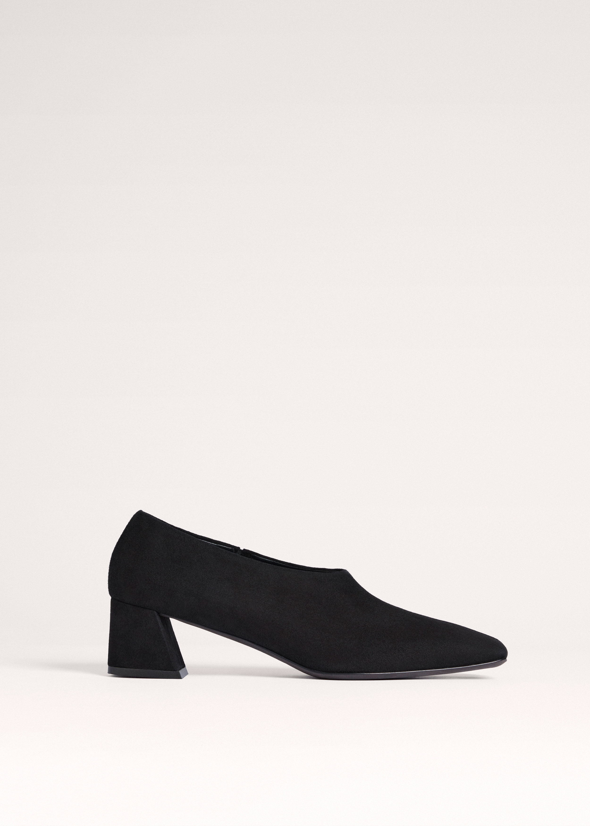 High Front Block Heel
