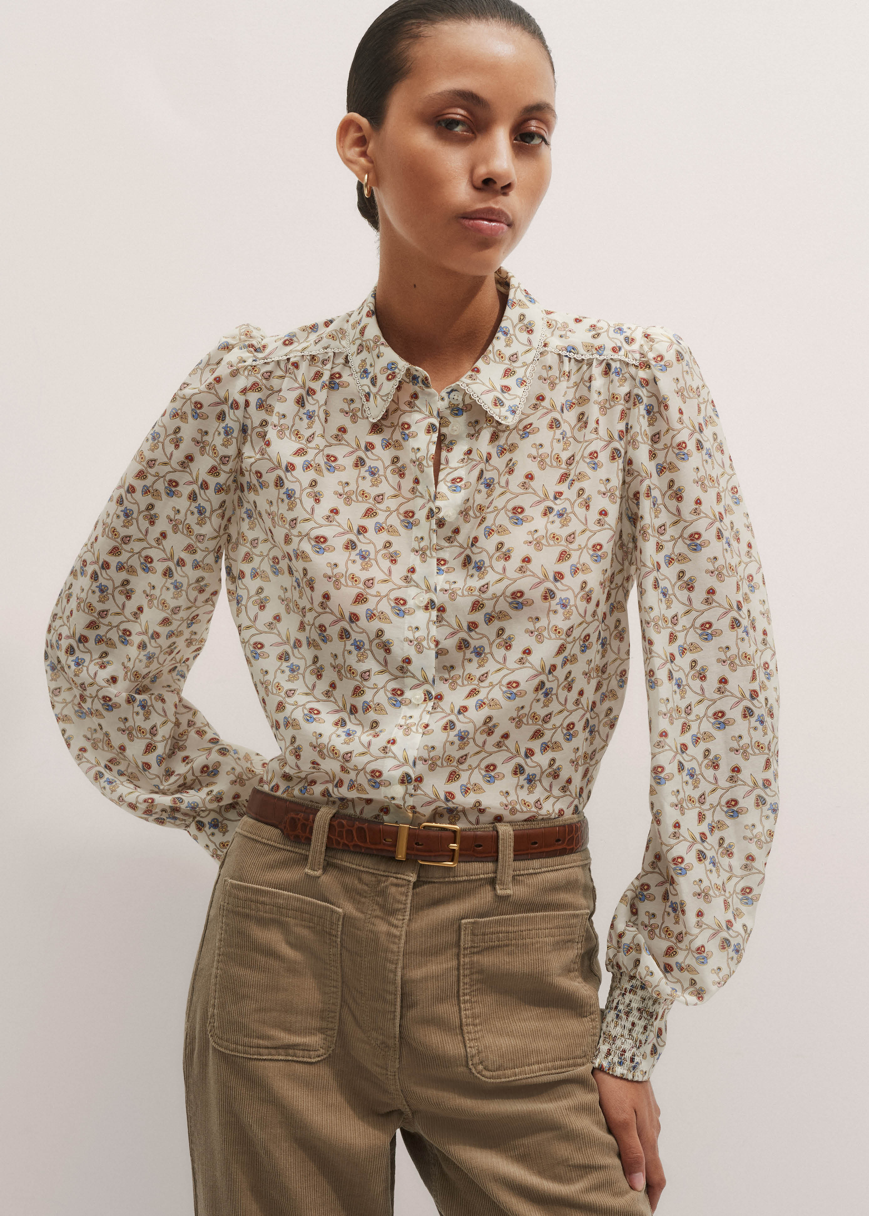 coito 　nui mond cotton silk blouse Mimi Silk Blouse | Hobbs US |