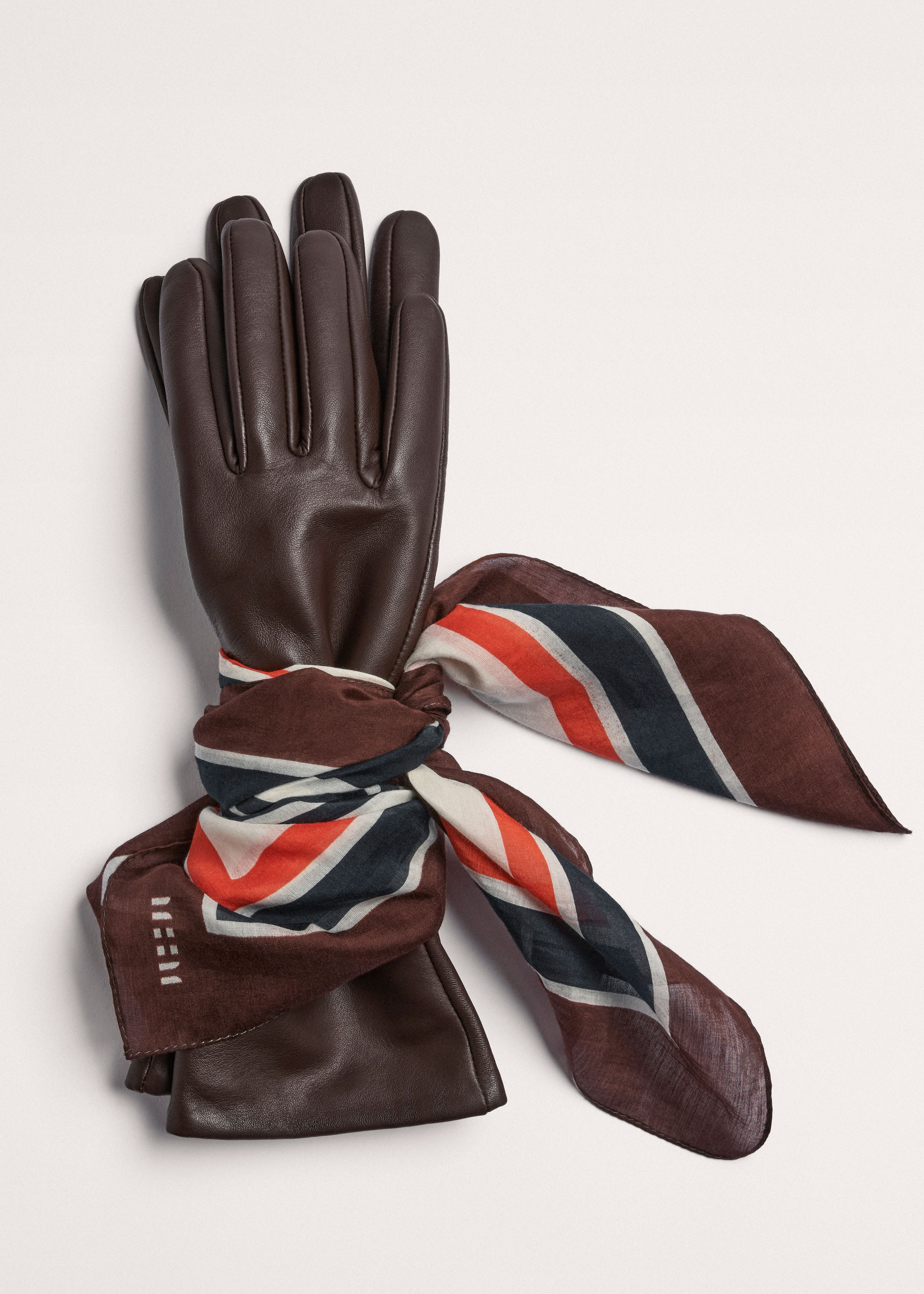 Women's Brown Elongated Glove ME+EM