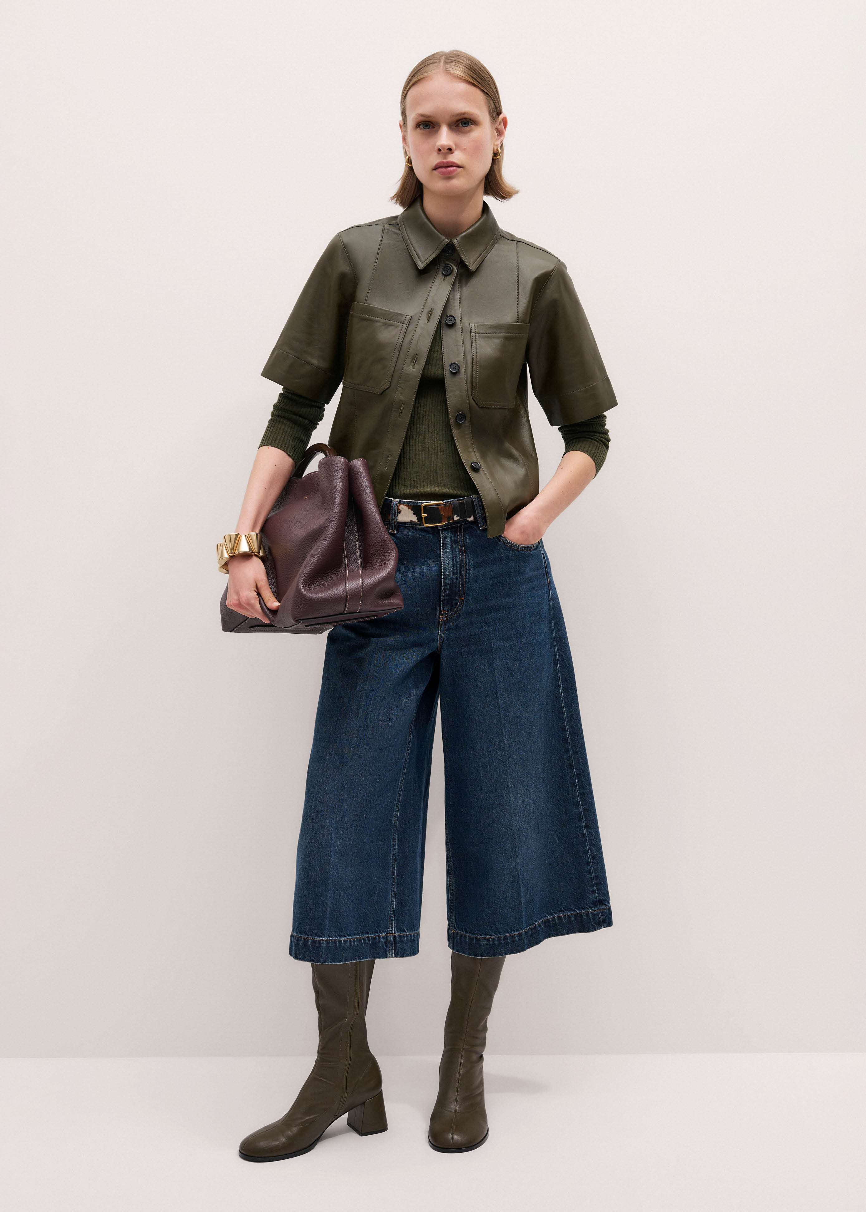 Crease-Front Culotte