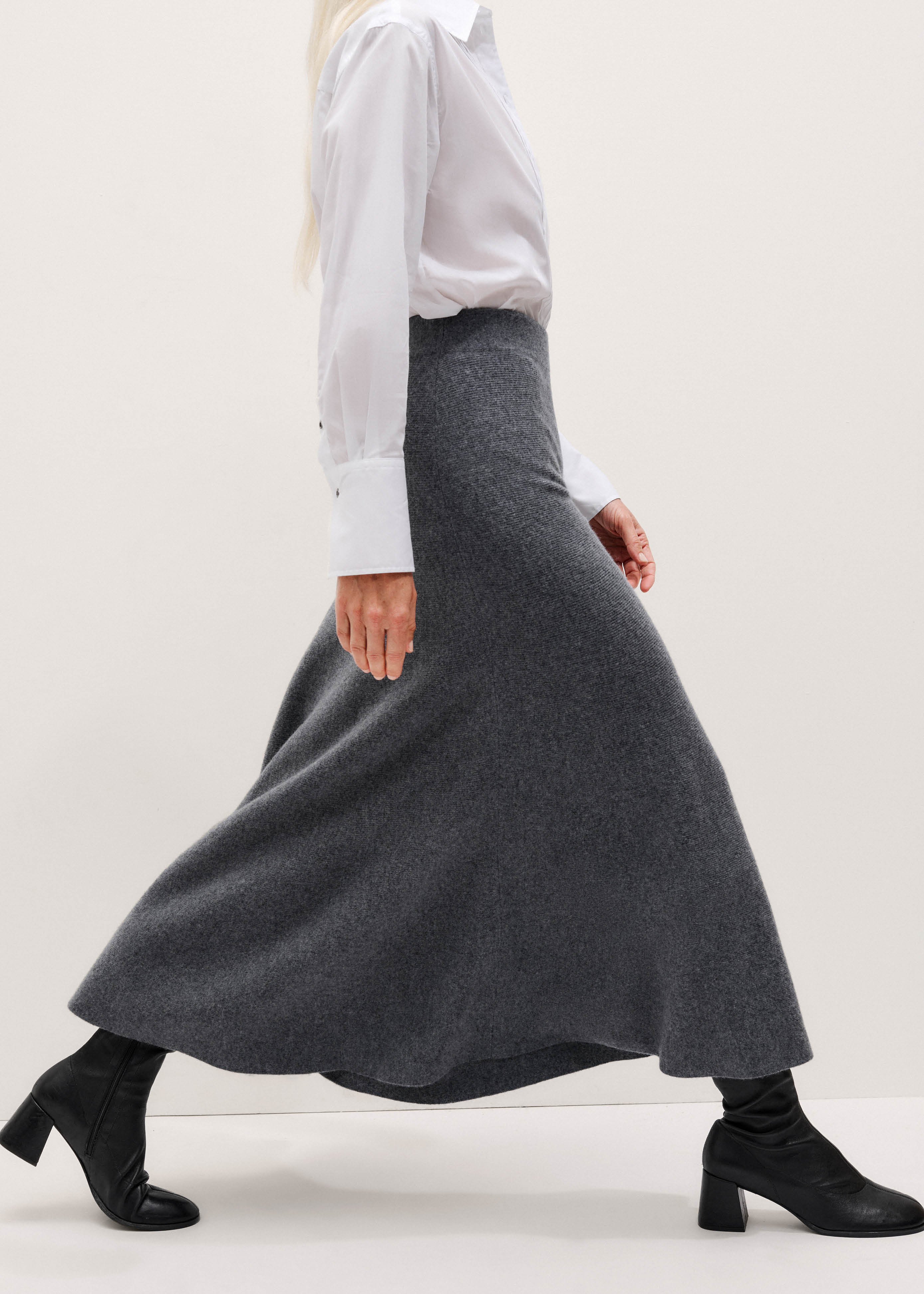 Felted Maxi Skirt