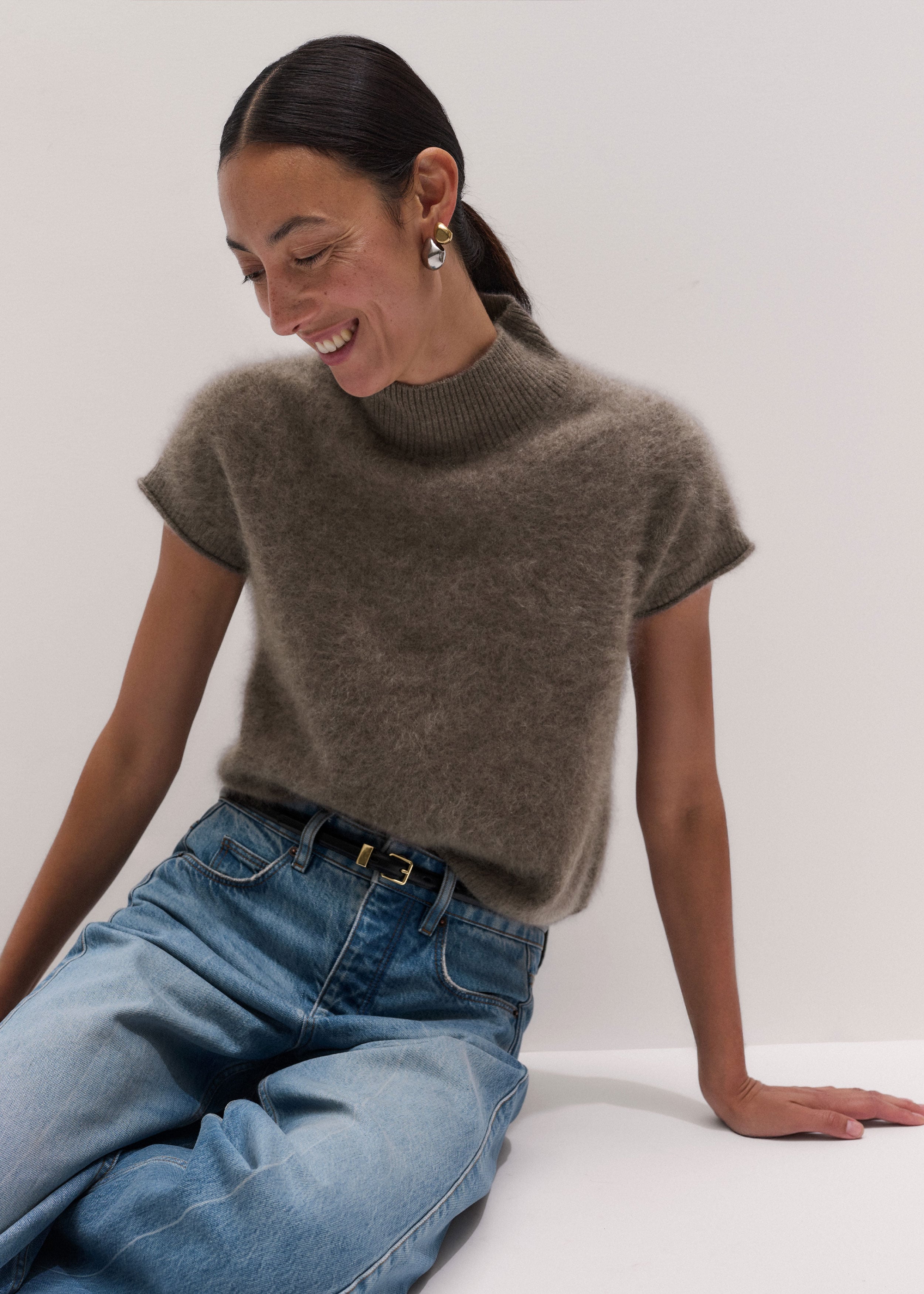 High Neck Baby Tee