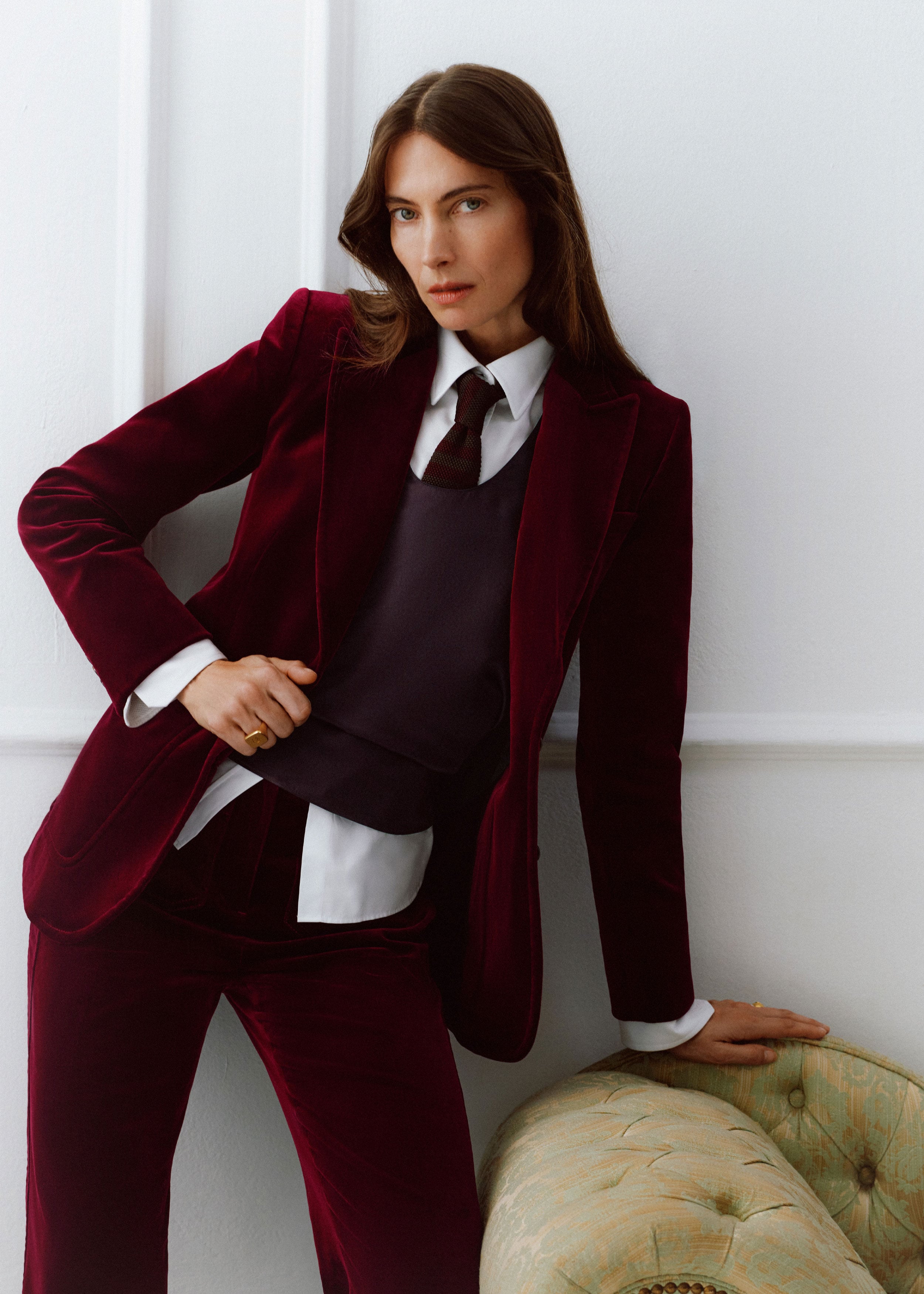 Sharp Shoulder Blazer