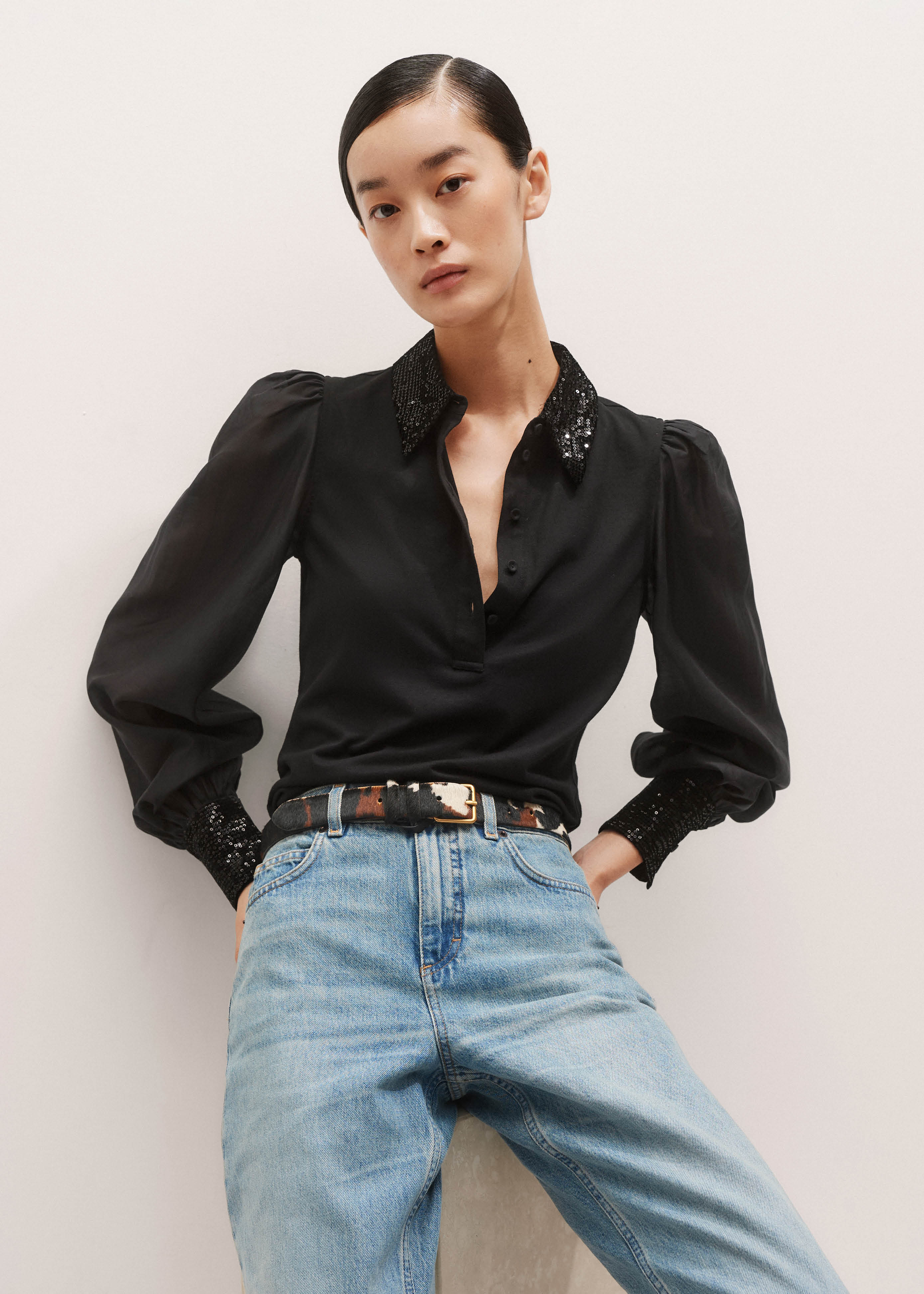 Sequin Layering Shirt