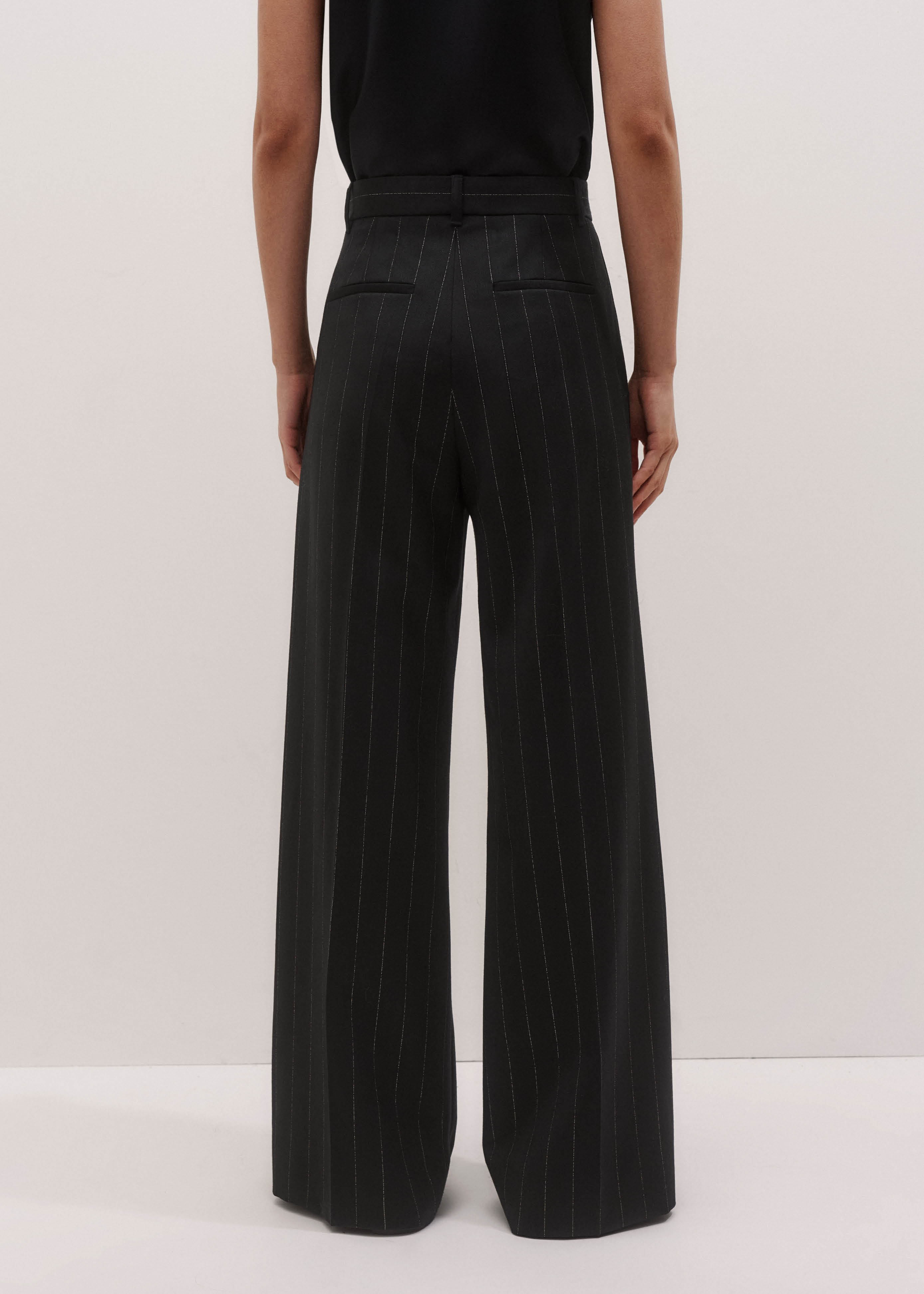 【完売品】 seeksole stripe slacks ブラックM 2025年最新】seeksole ストライプスラックスの人気アイテム