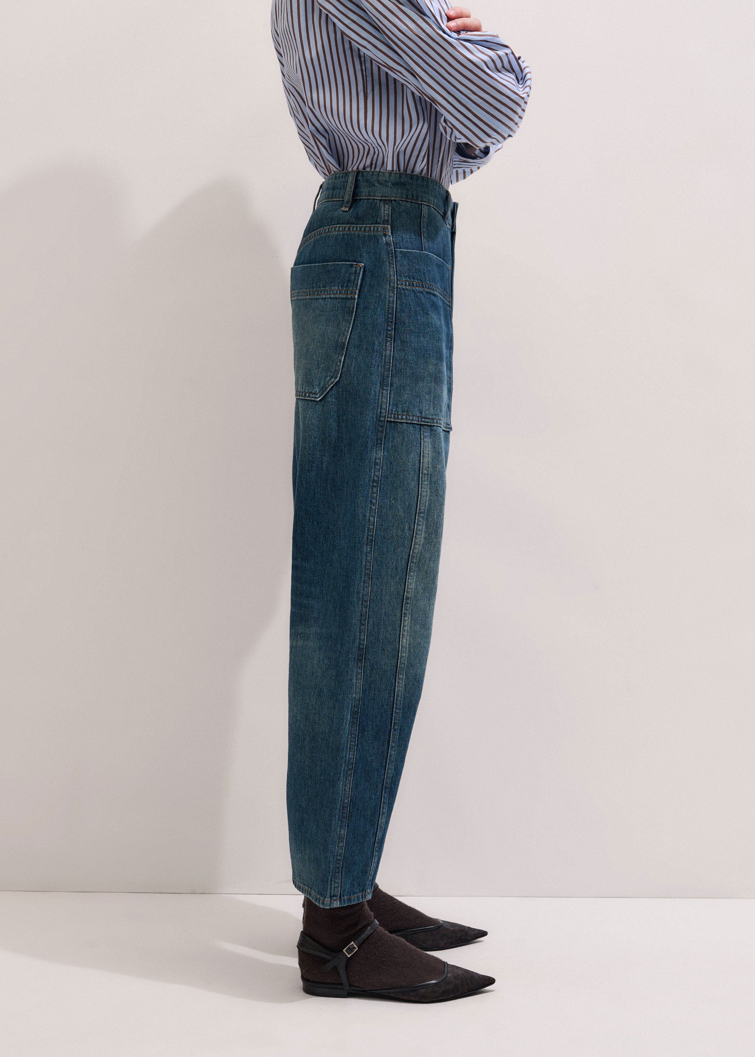ENGINEERED GARMENTS WIDE PEG JEAN Engineered Garments Wide Peg 