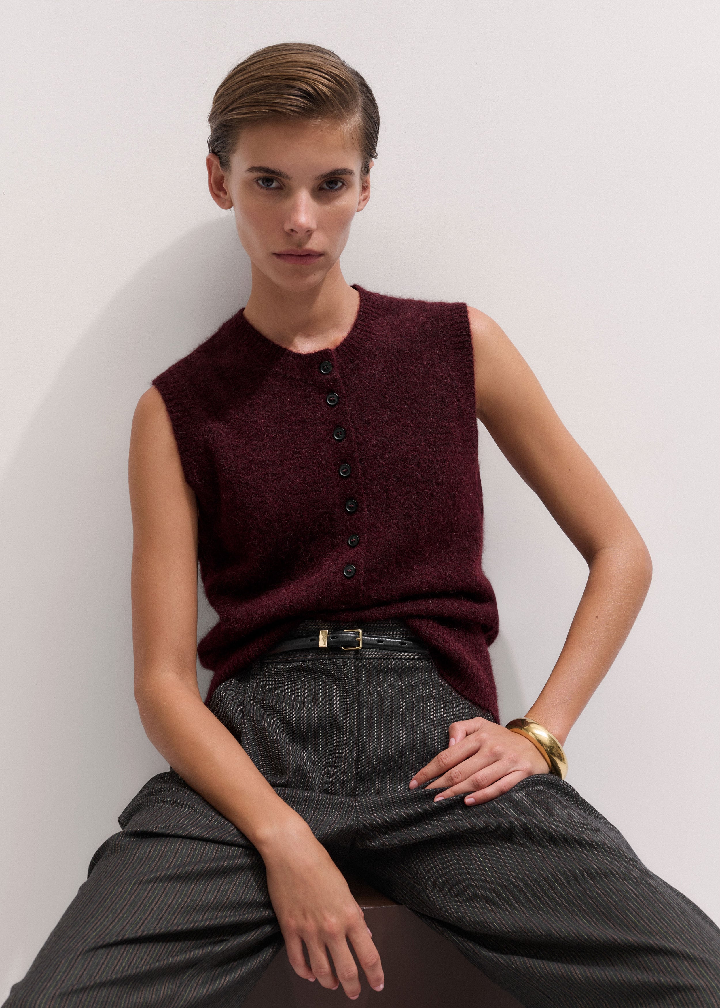 Henley Knit Vest