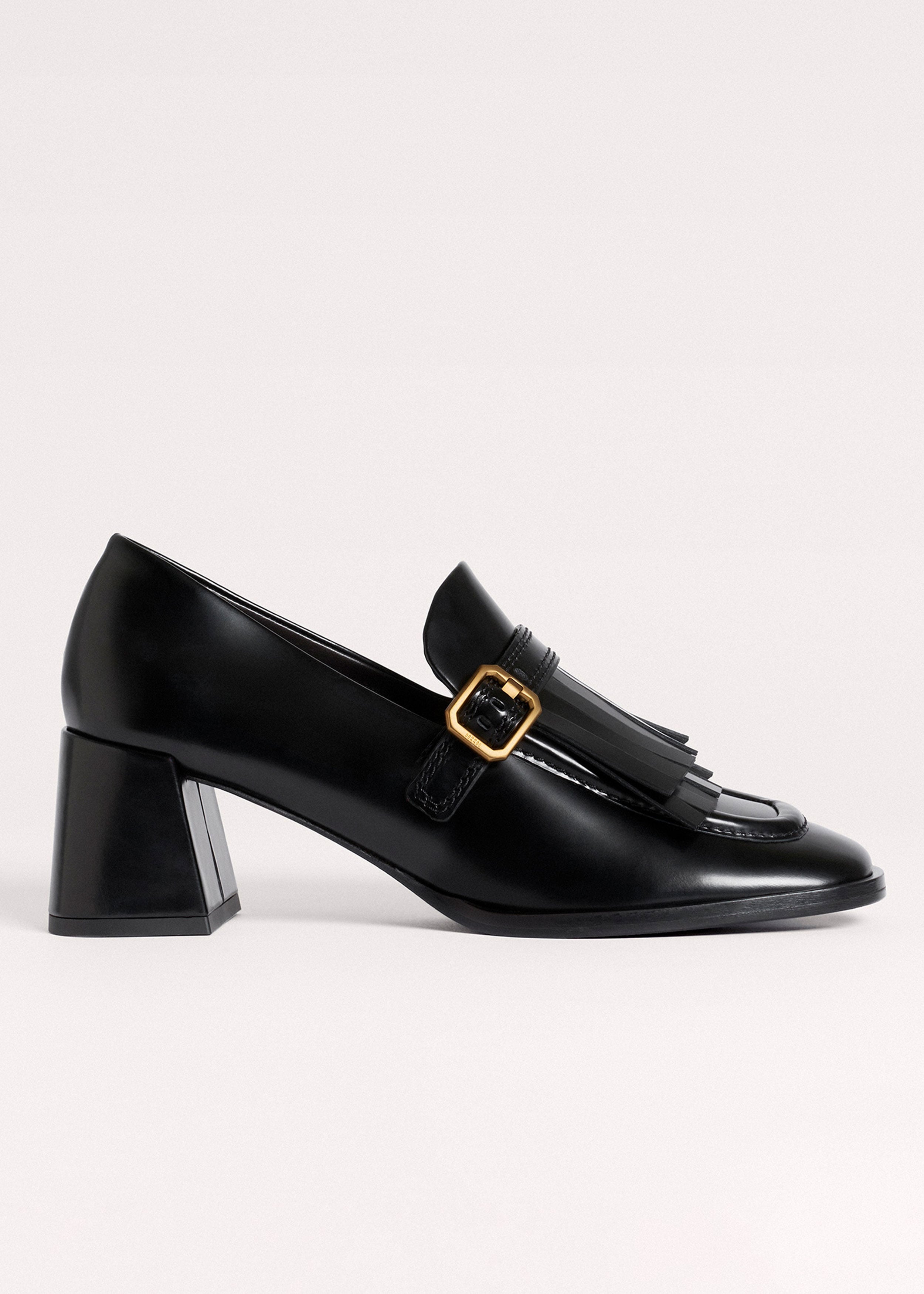 Block Heel Loafer