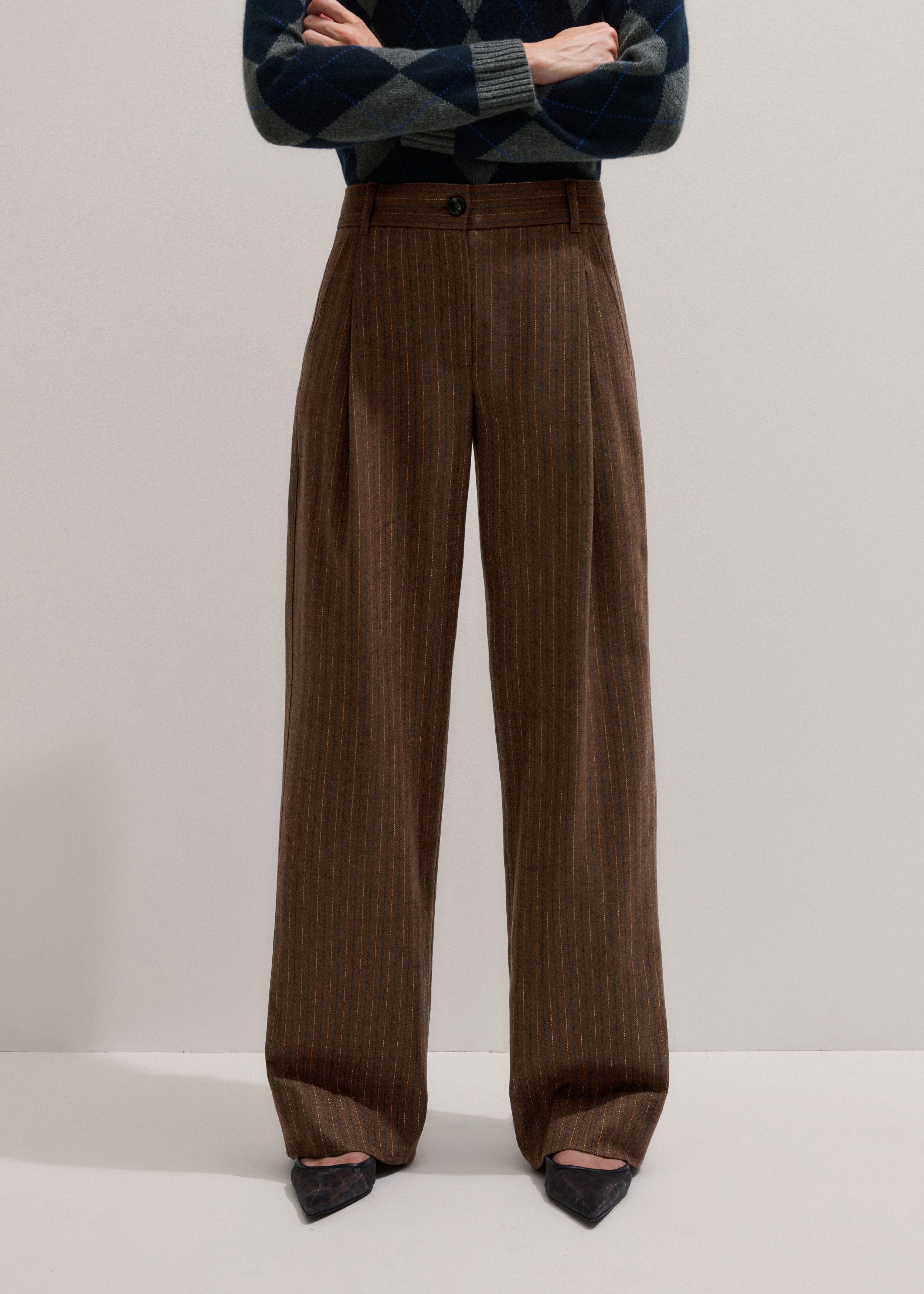 Pantalon Dockers Truly Slimming - Taille 12P (Petite) - Brun à Pin's - Neuf étiqueté