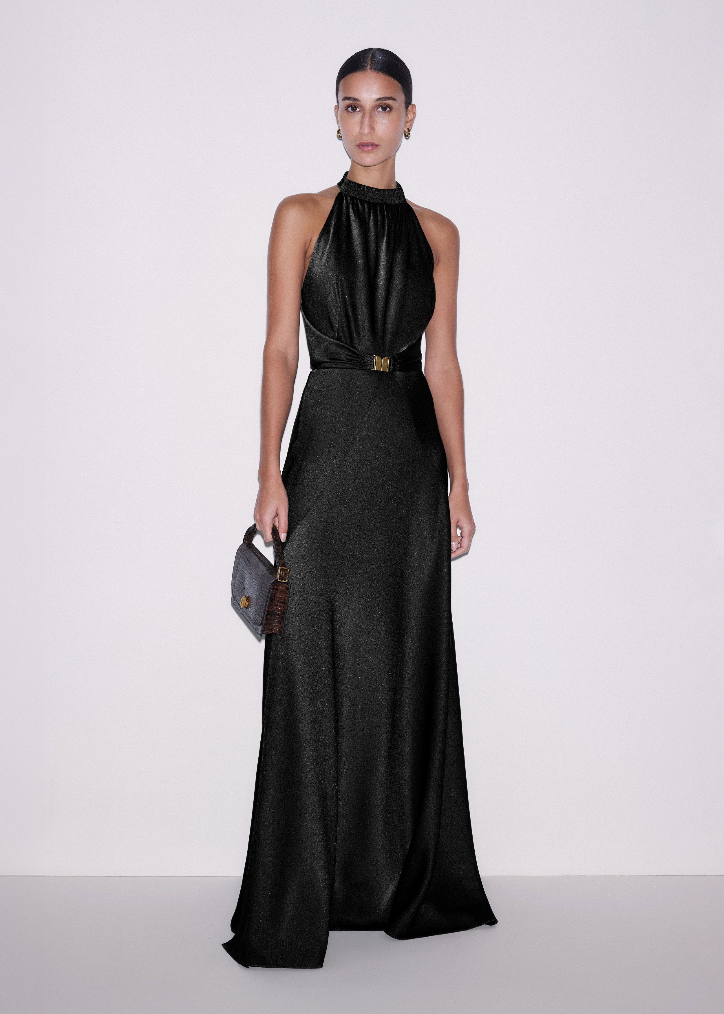 Draped Evening Dress