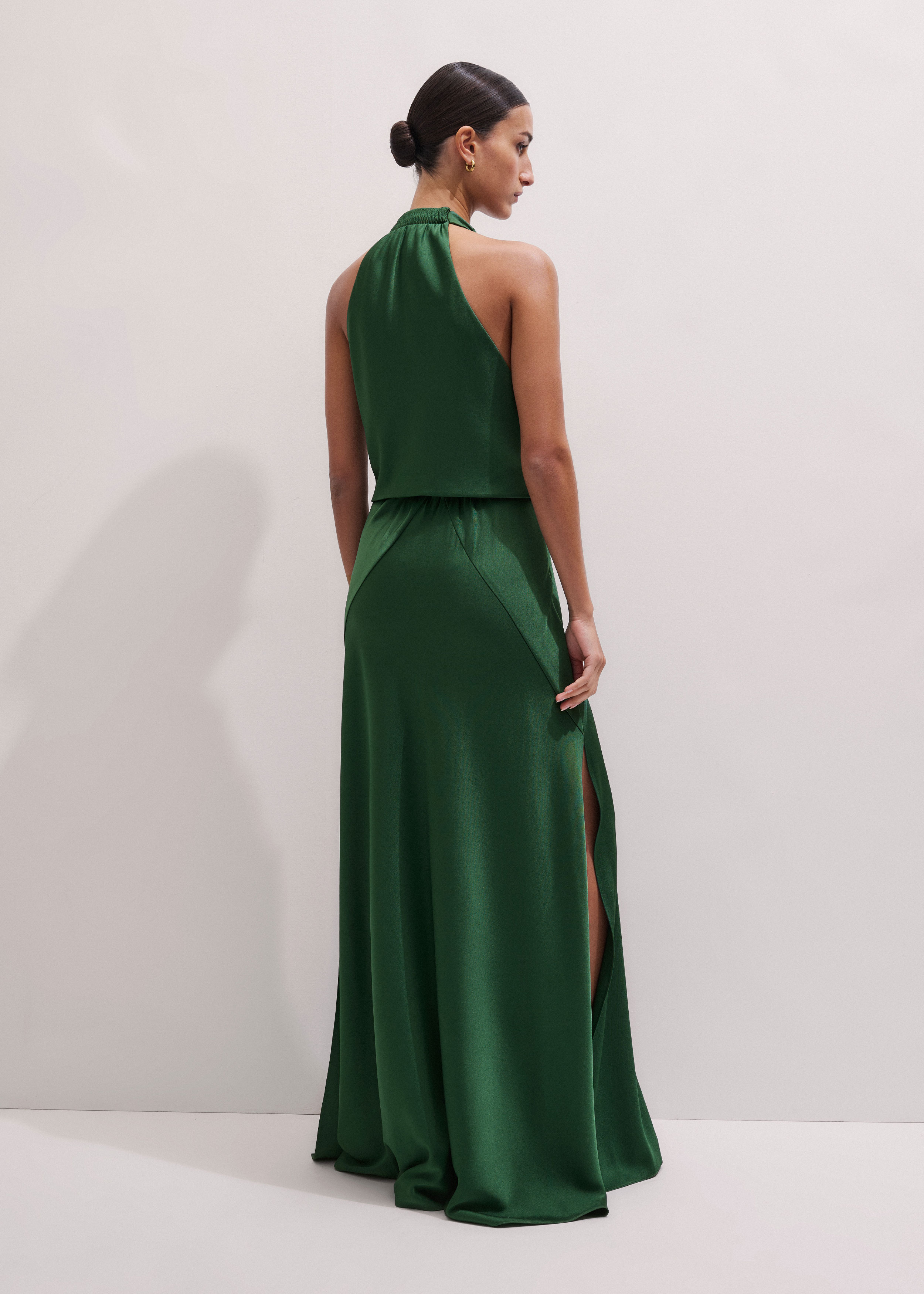 ME+EM Draped Full-length Gown - Eden Green ME+EM Draped Full-length Gown - Eden Green