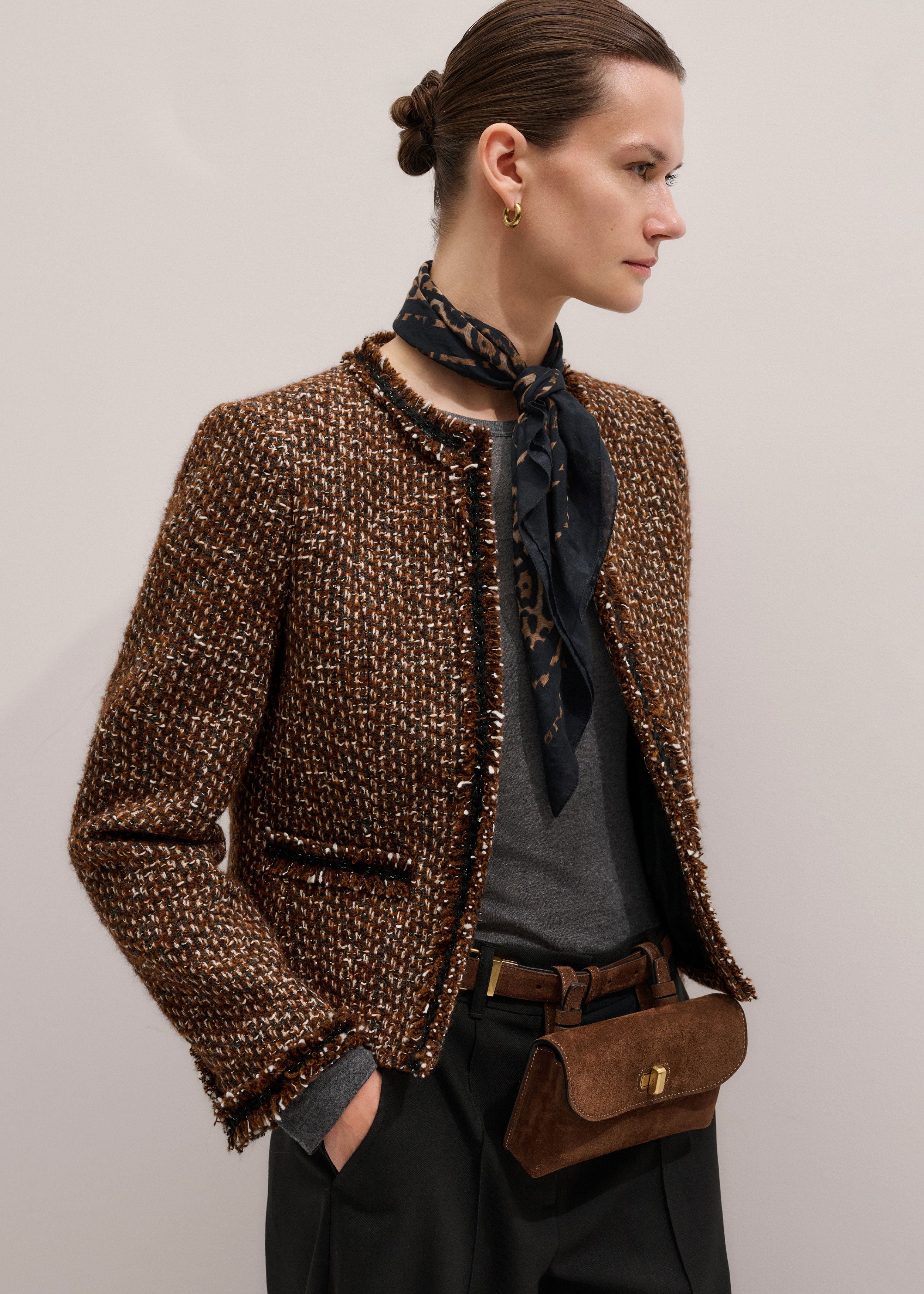 Fringed Slim Jacket