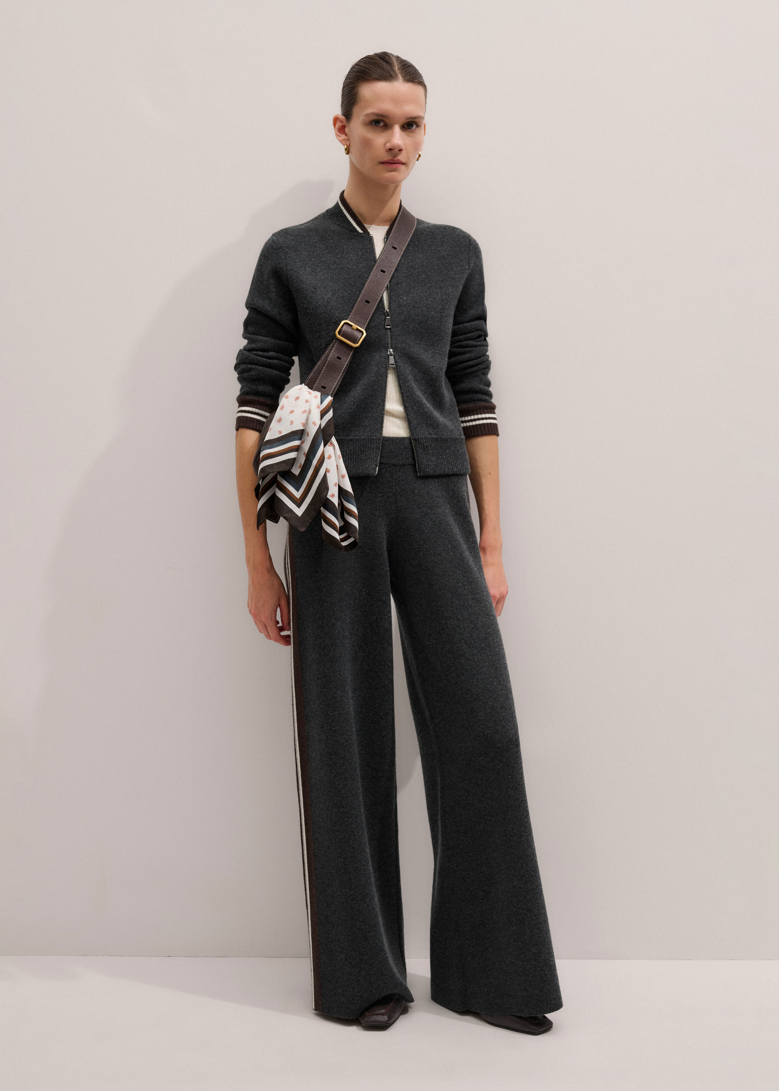 Knit Wide-Leg Trouser