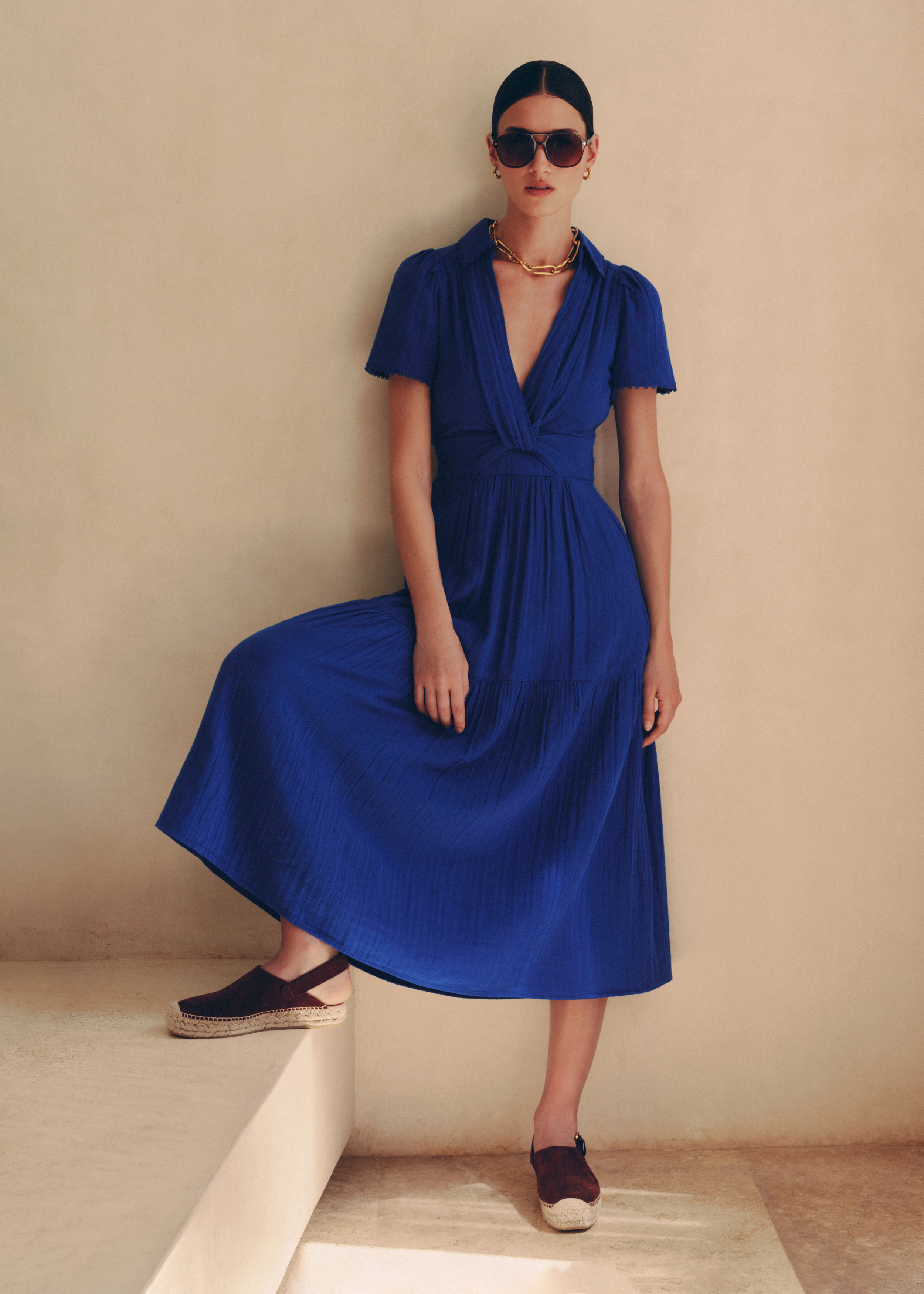 fitted knit mini dress The Asym Knit Mini Dress – A T I K main image 0
